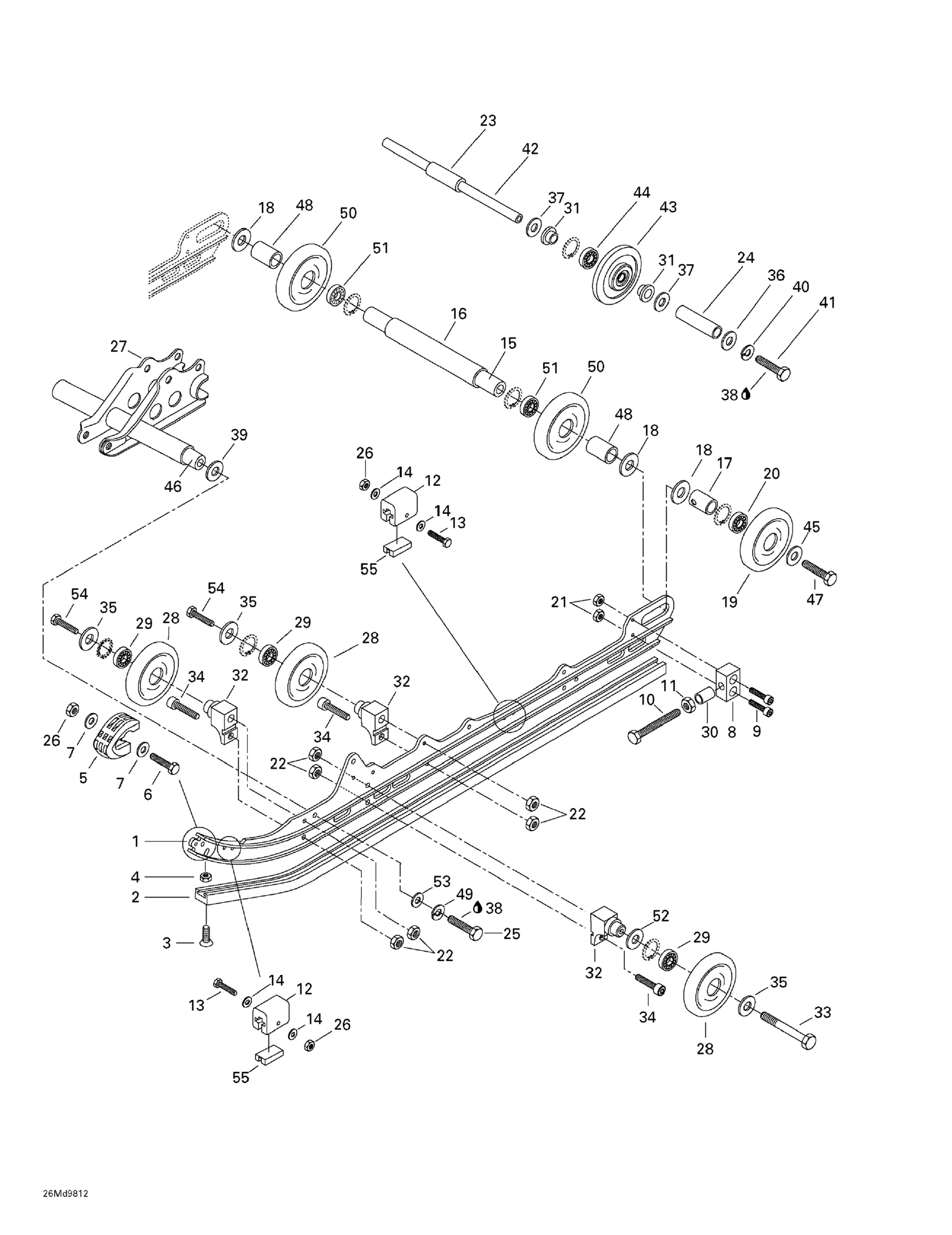 Схема узла: Rear Suspension
