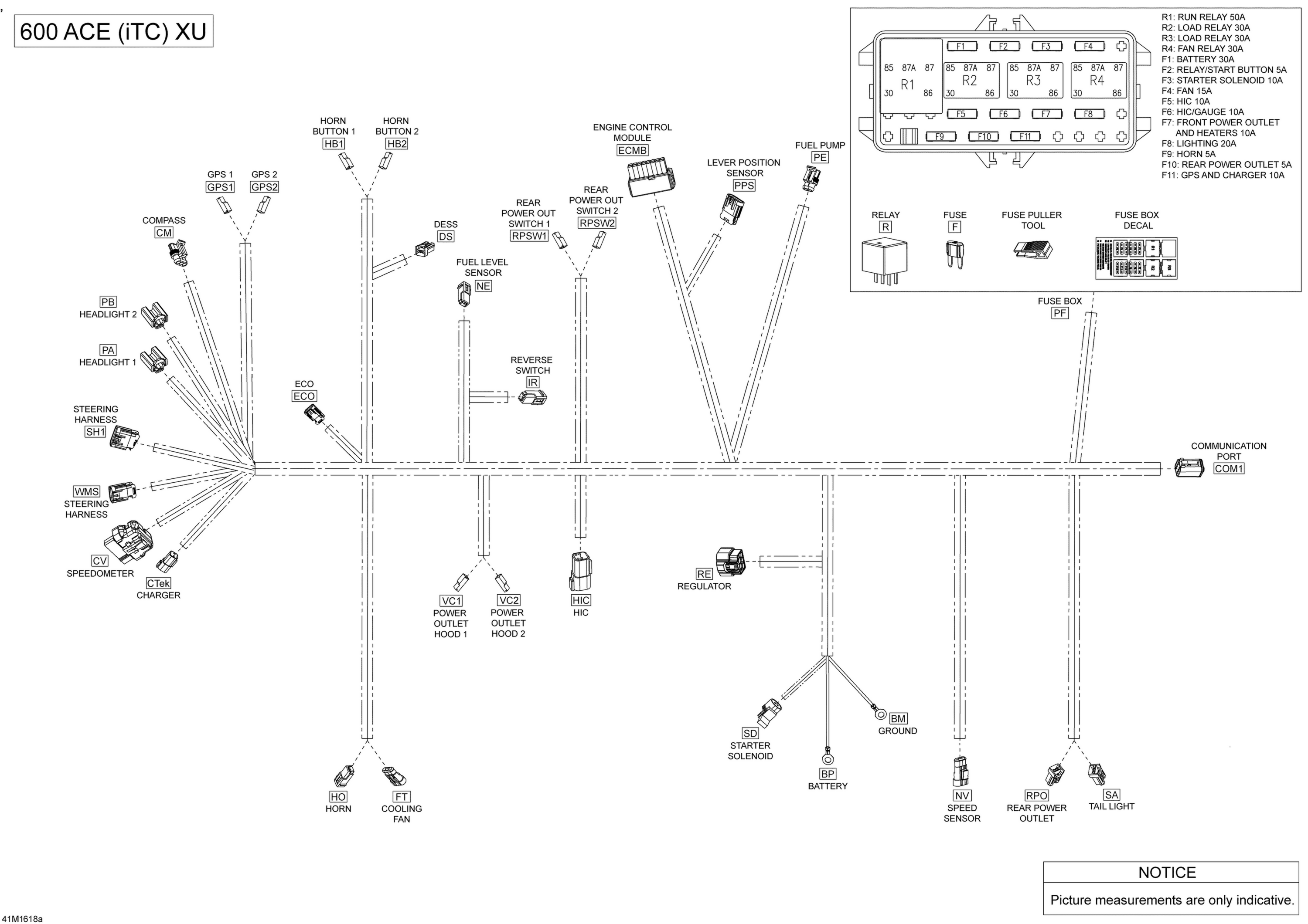 Electrical Harness - 600 ACE