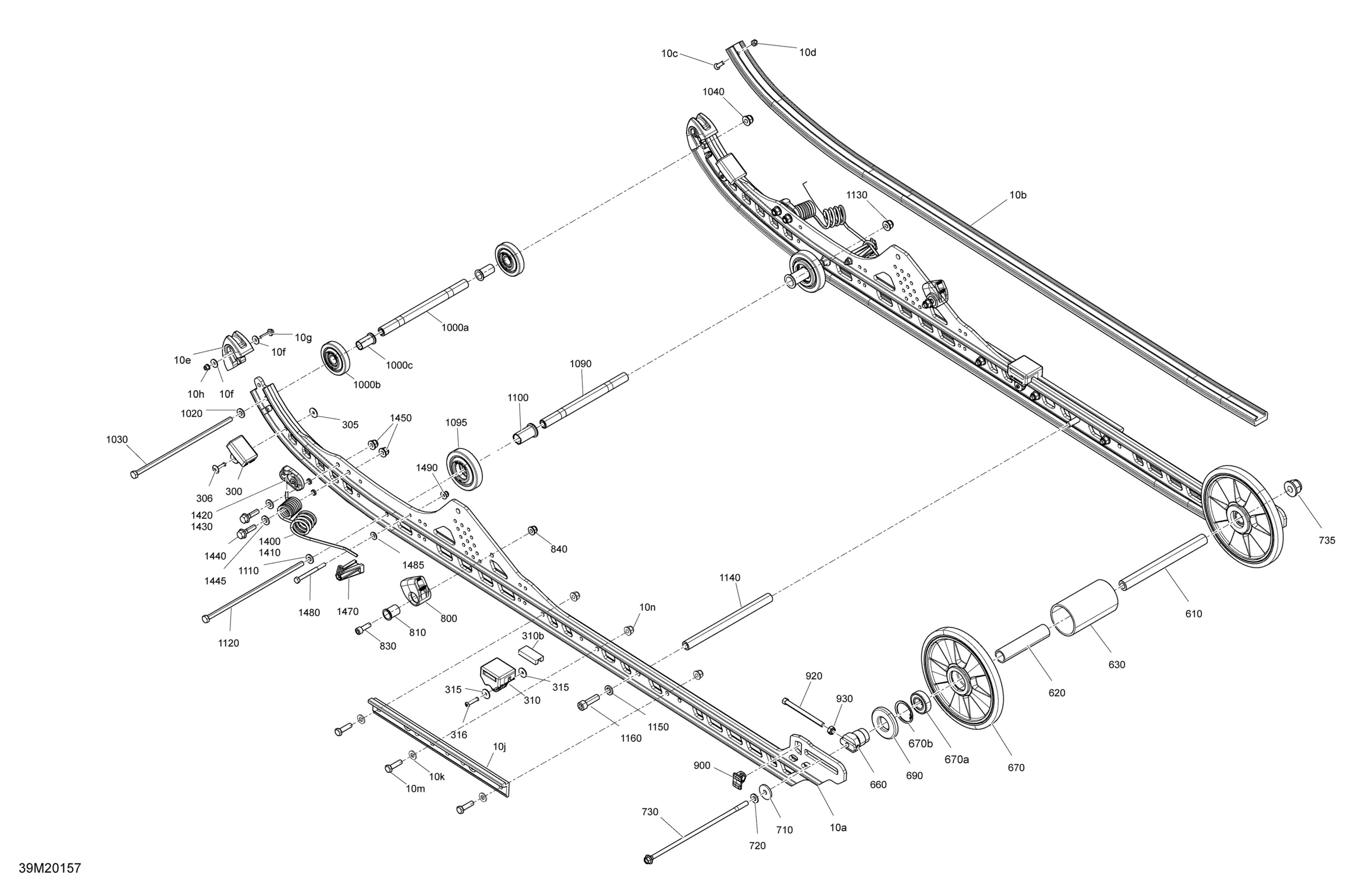 Схема узла: Suspension, Rear - Lower Section