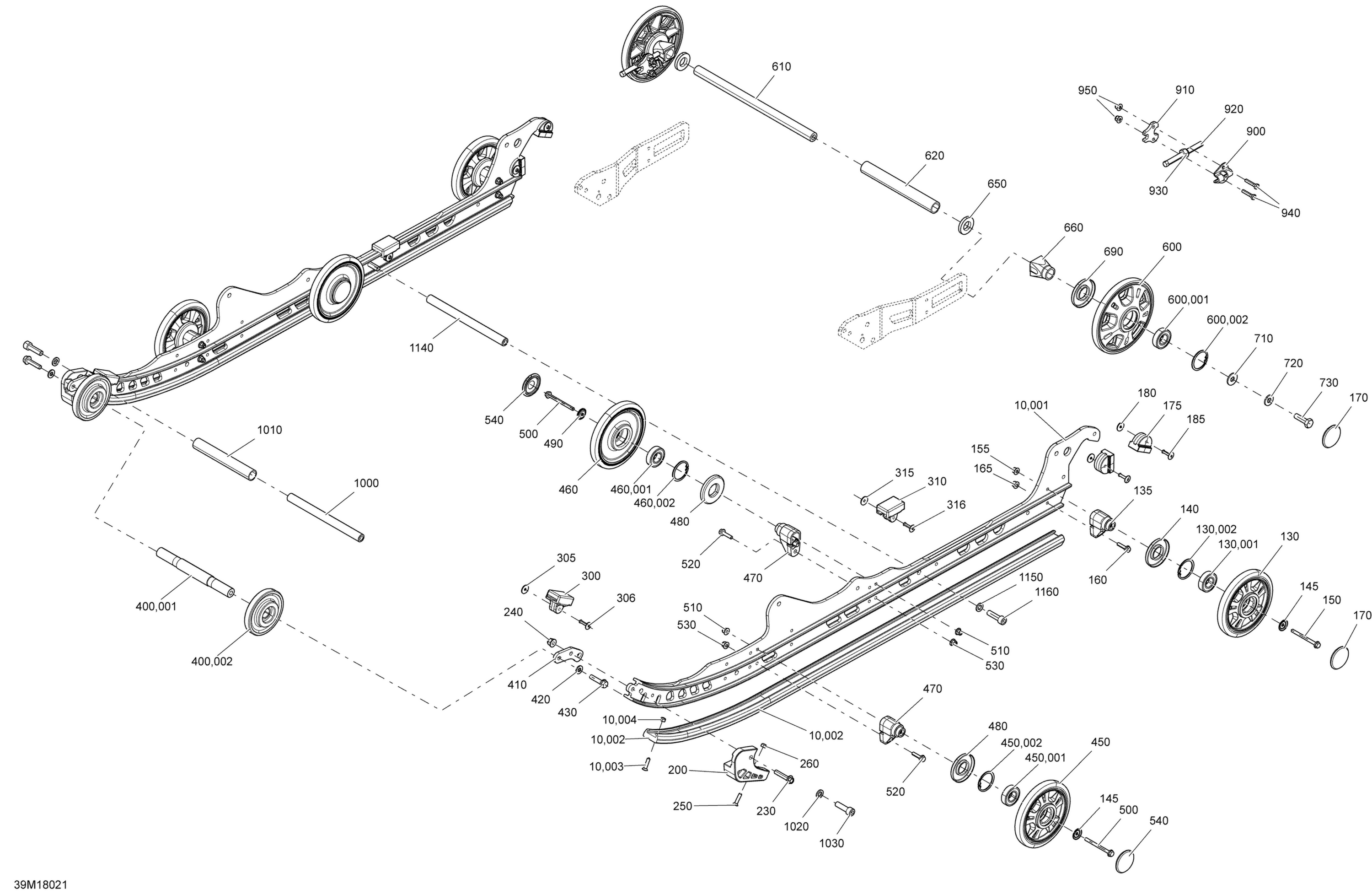 Rear Suspension - Inferior - All Models