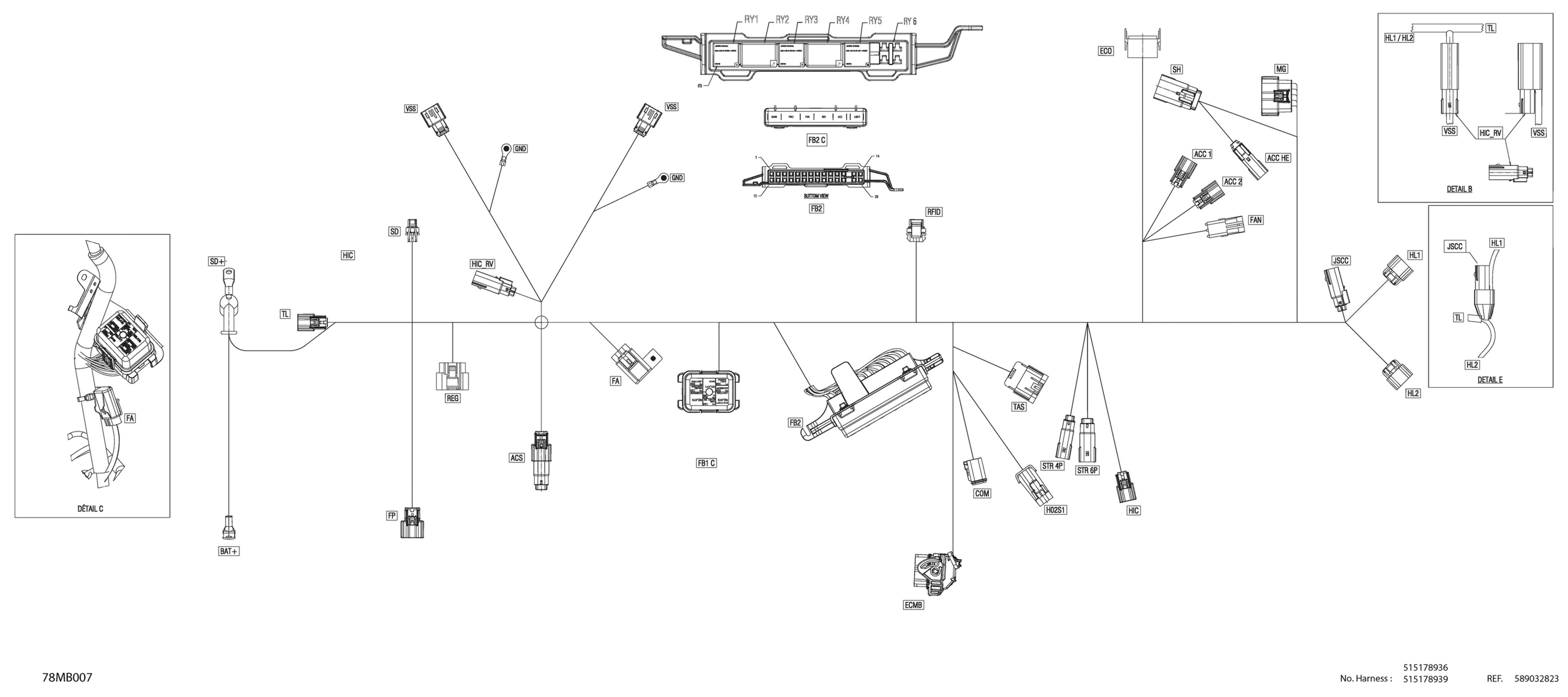 Electric - Main Harness - 515178936