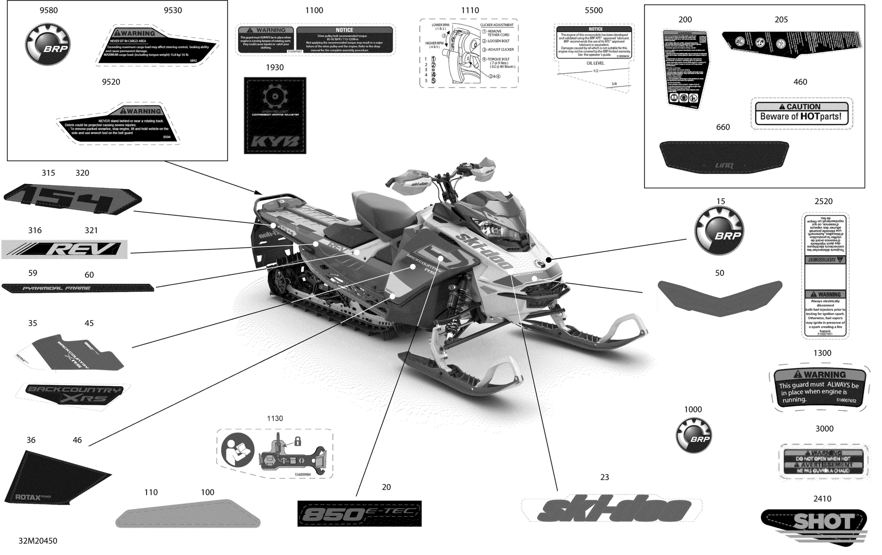 Body - Decals - XRS - 154