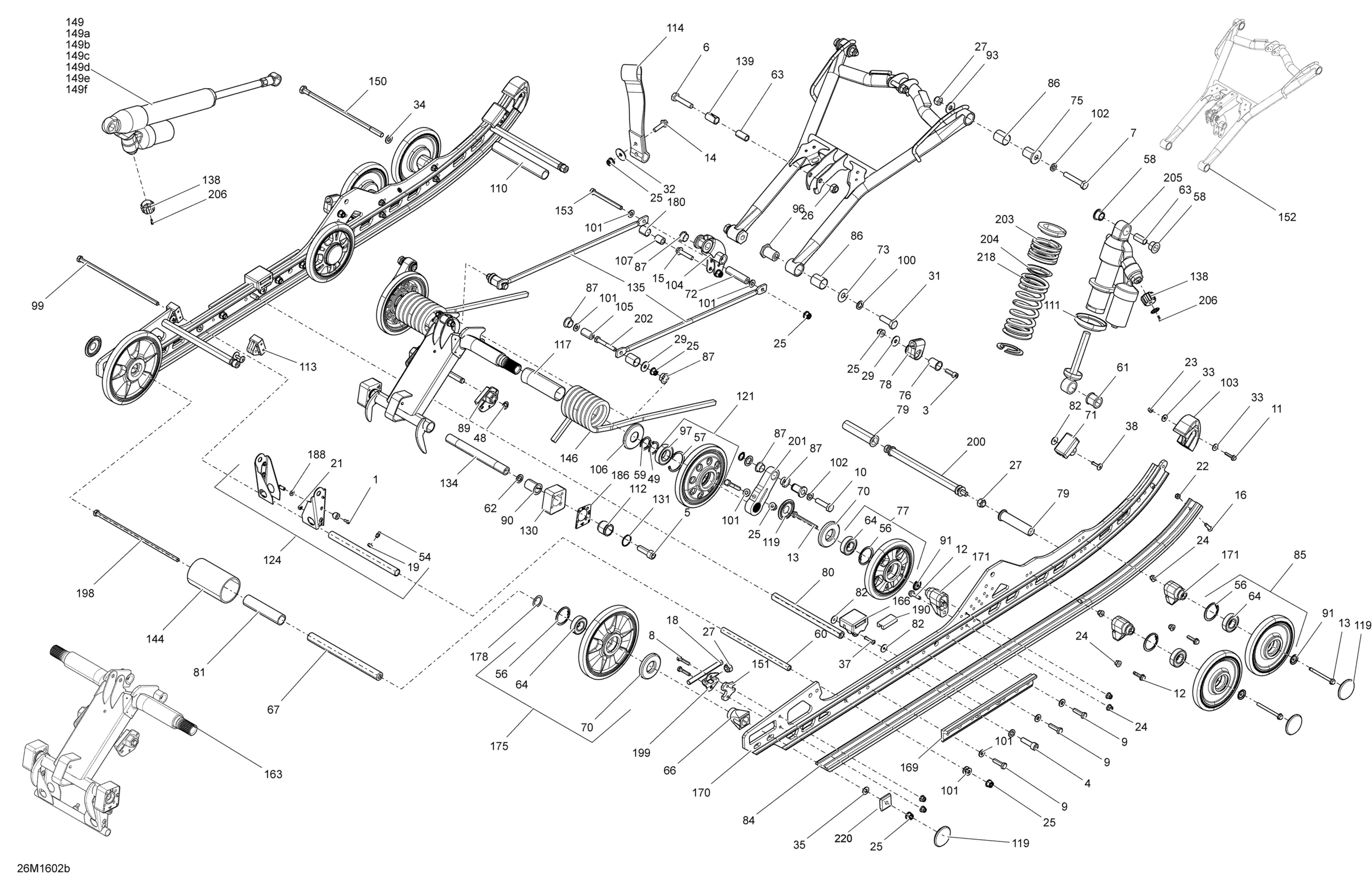 Схема узла: Rear Suspension - 137