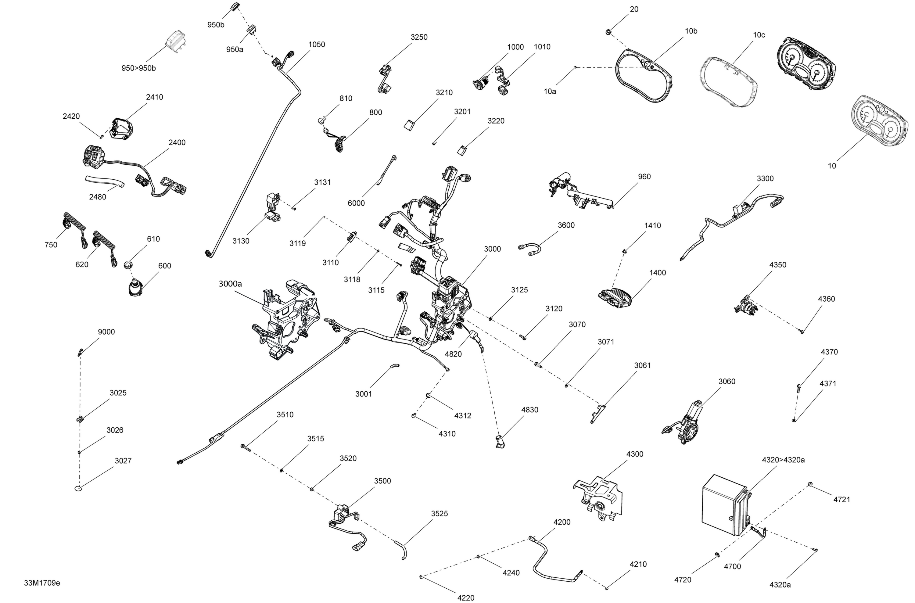 Electrical System - Package Enduro 1200 4-TEC