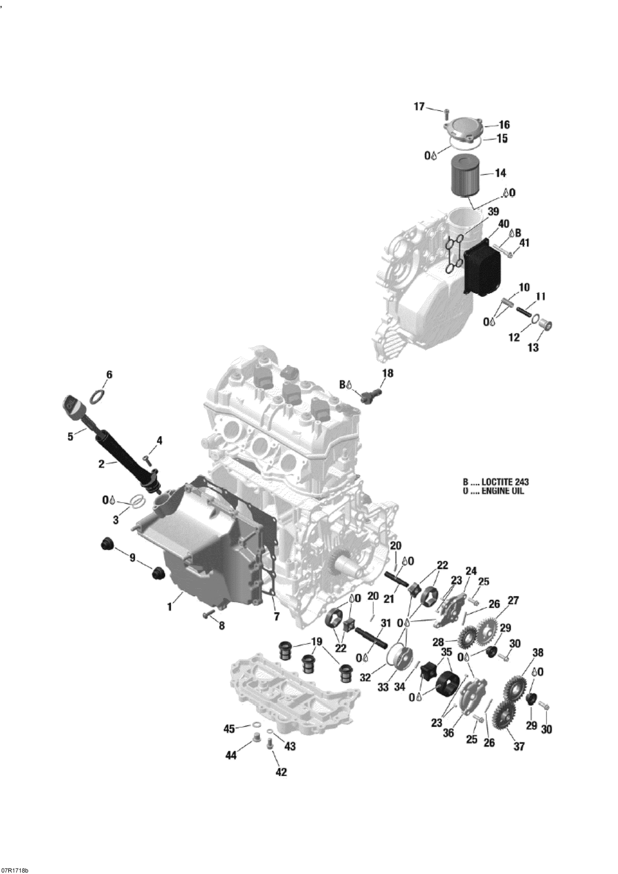 Engine Lubrication - 900 ACE