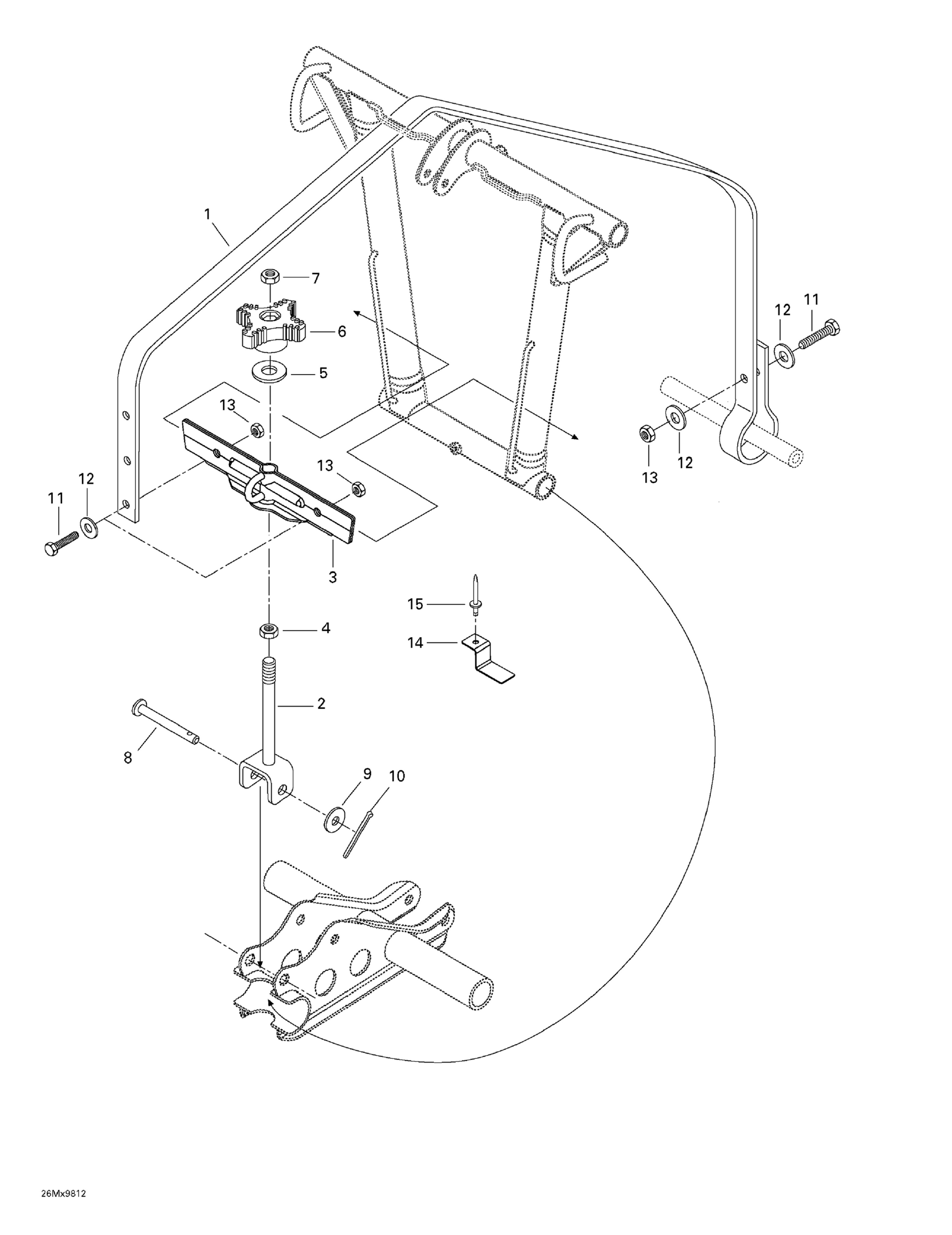 Схема узла: Rear Suspension Quick Adjustment