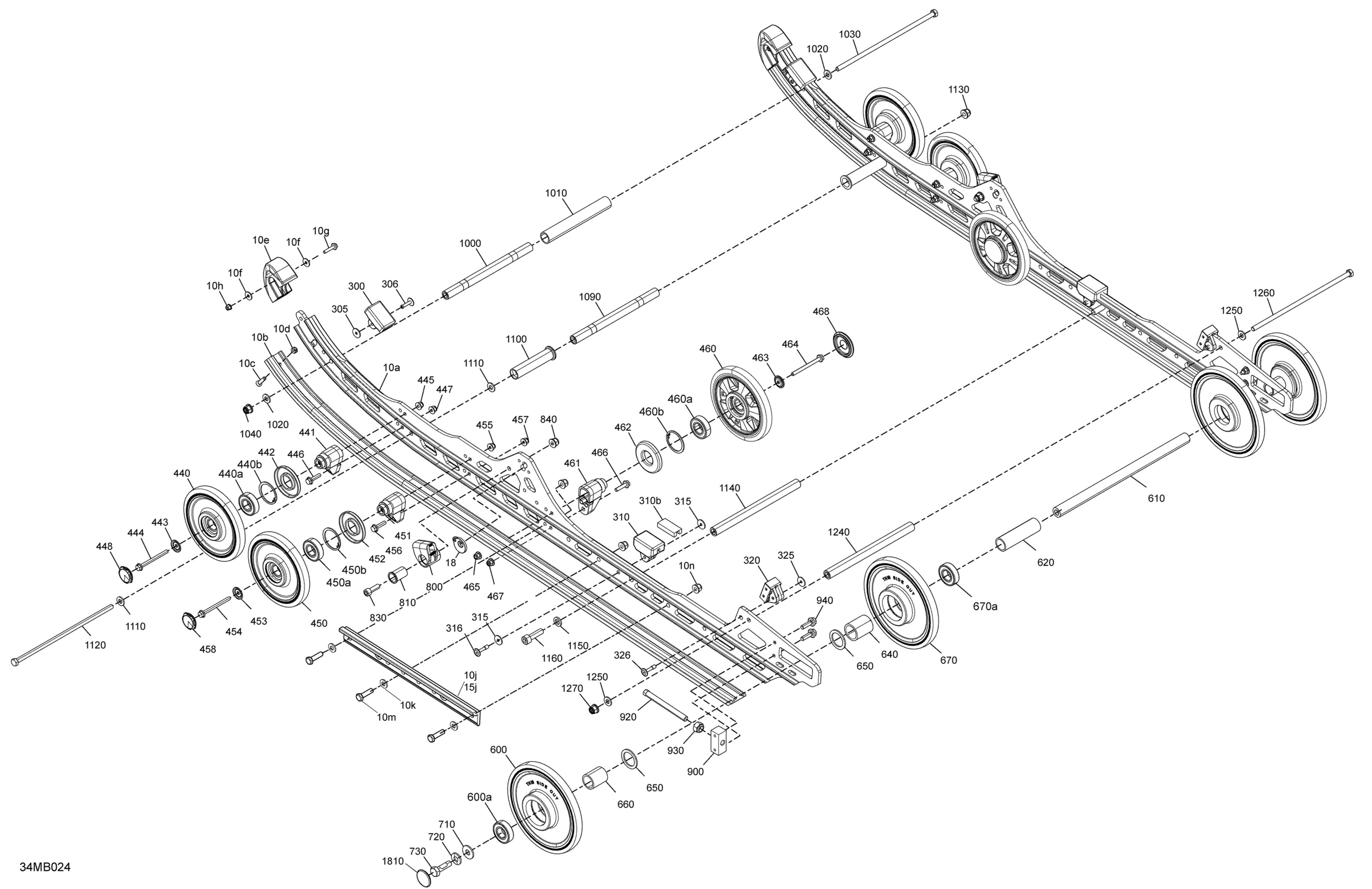 Схема узла: Suspension - Rear - Lower Section