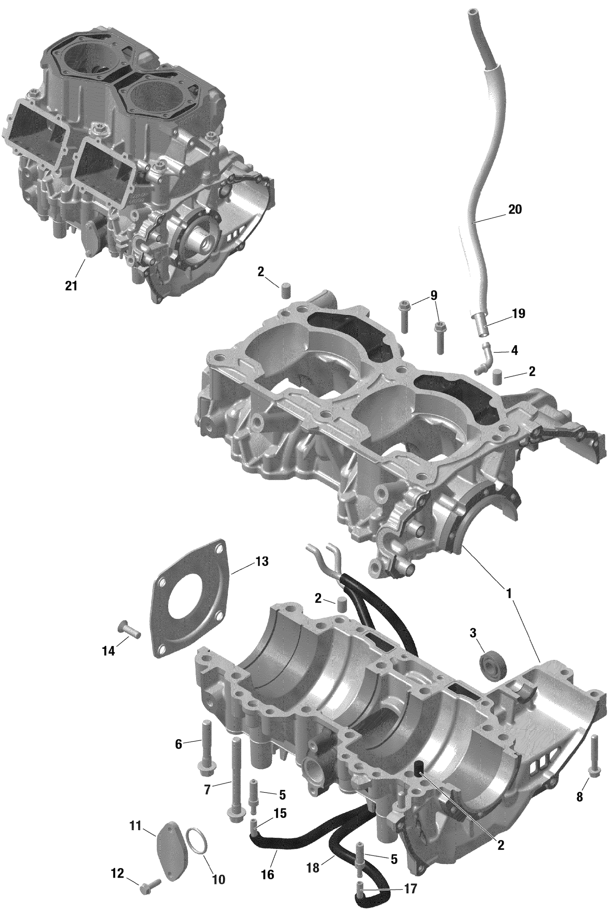 Rotax - Crankcase