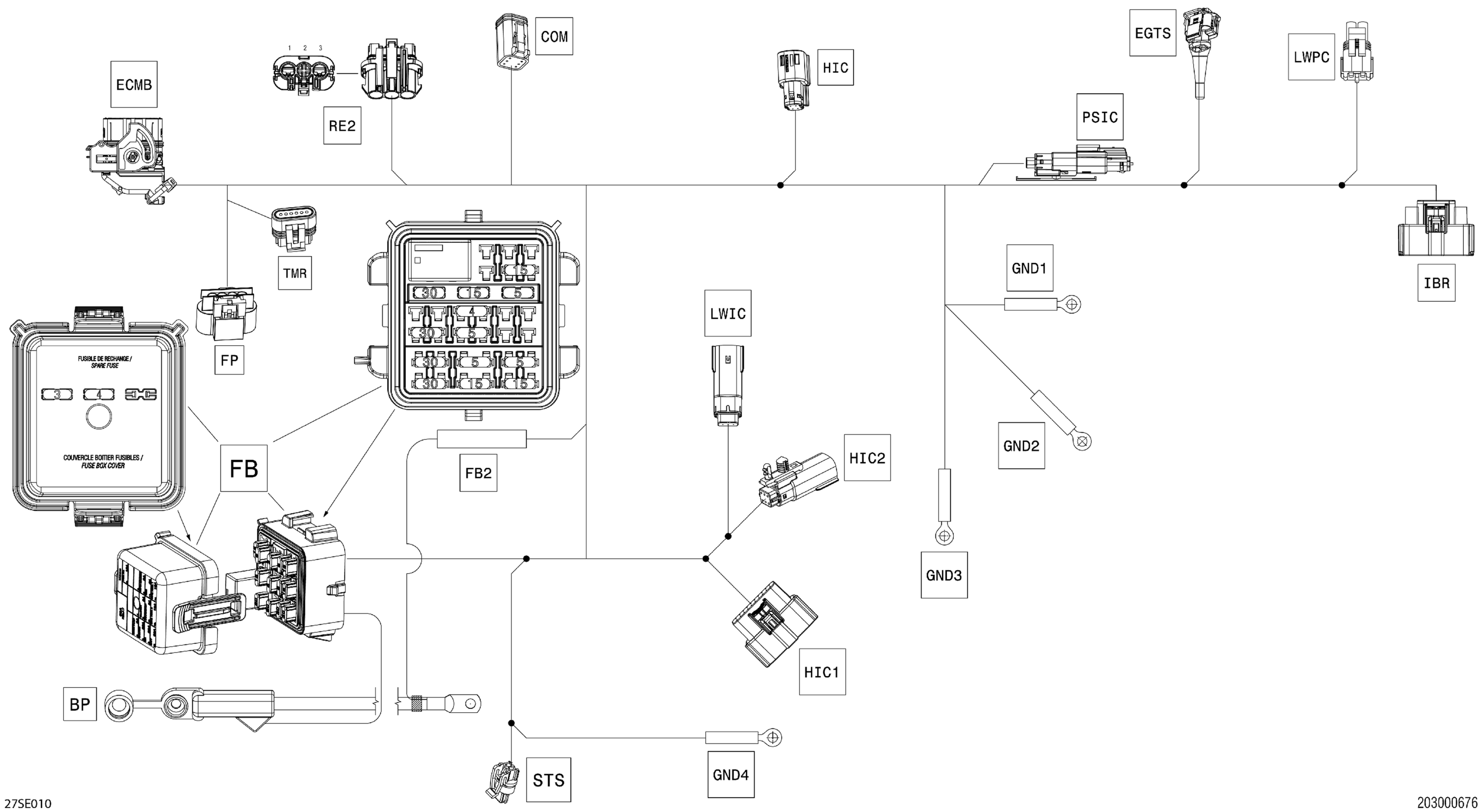 Electric - Main Harness - 278004081