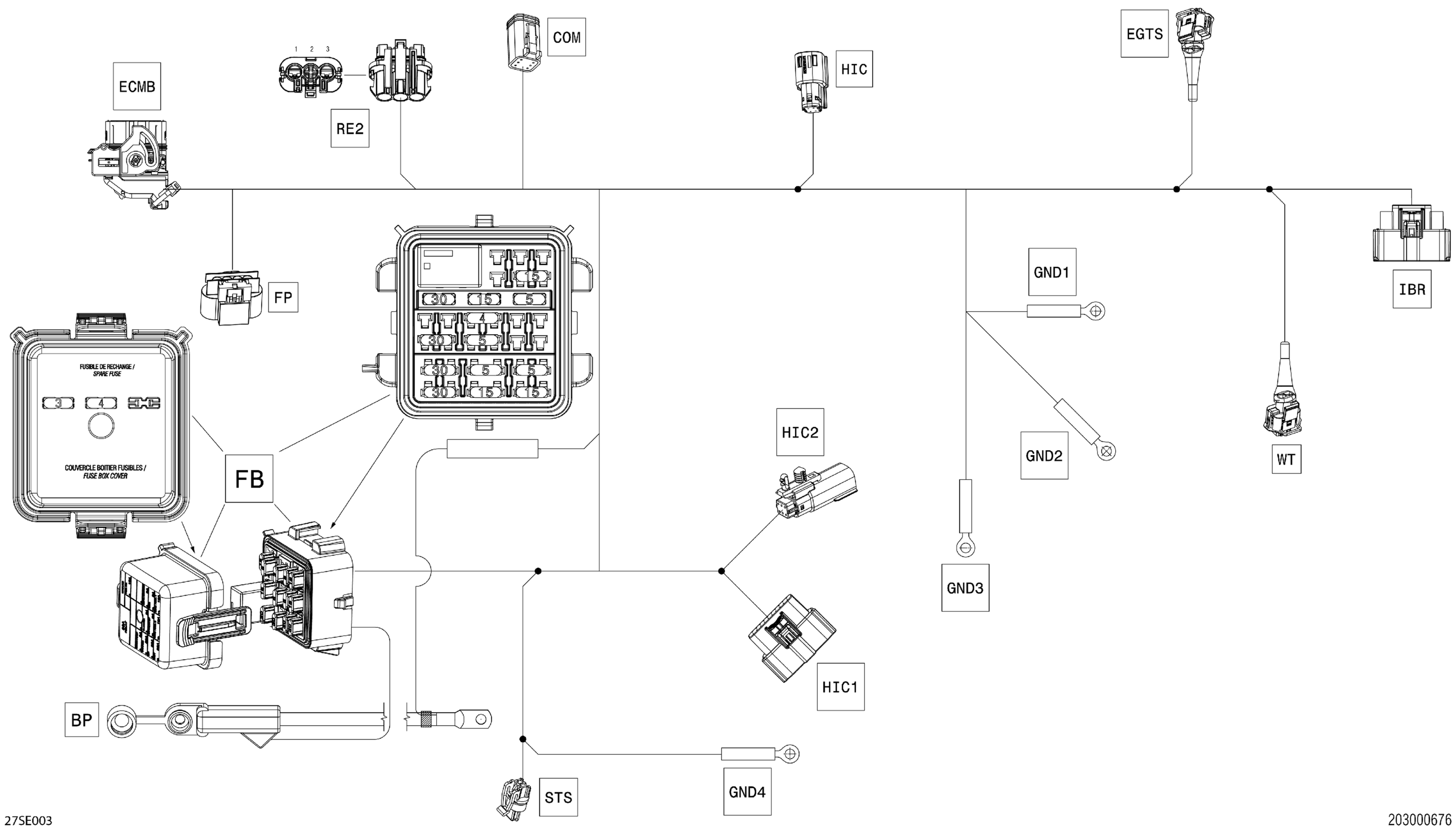 Electric - Main Harness - 278003815