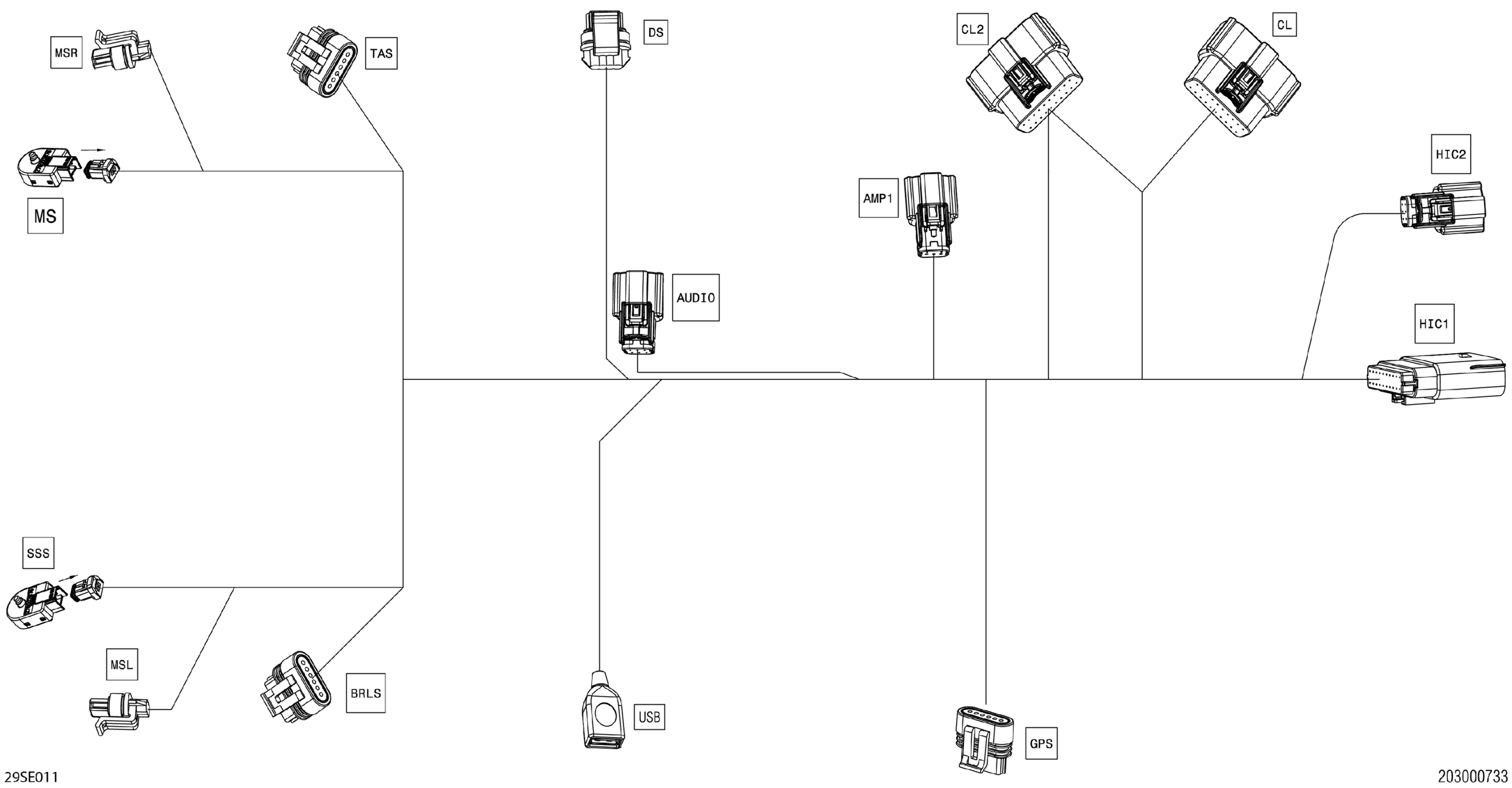 Electric - Steering Wiring Harness - 278004344