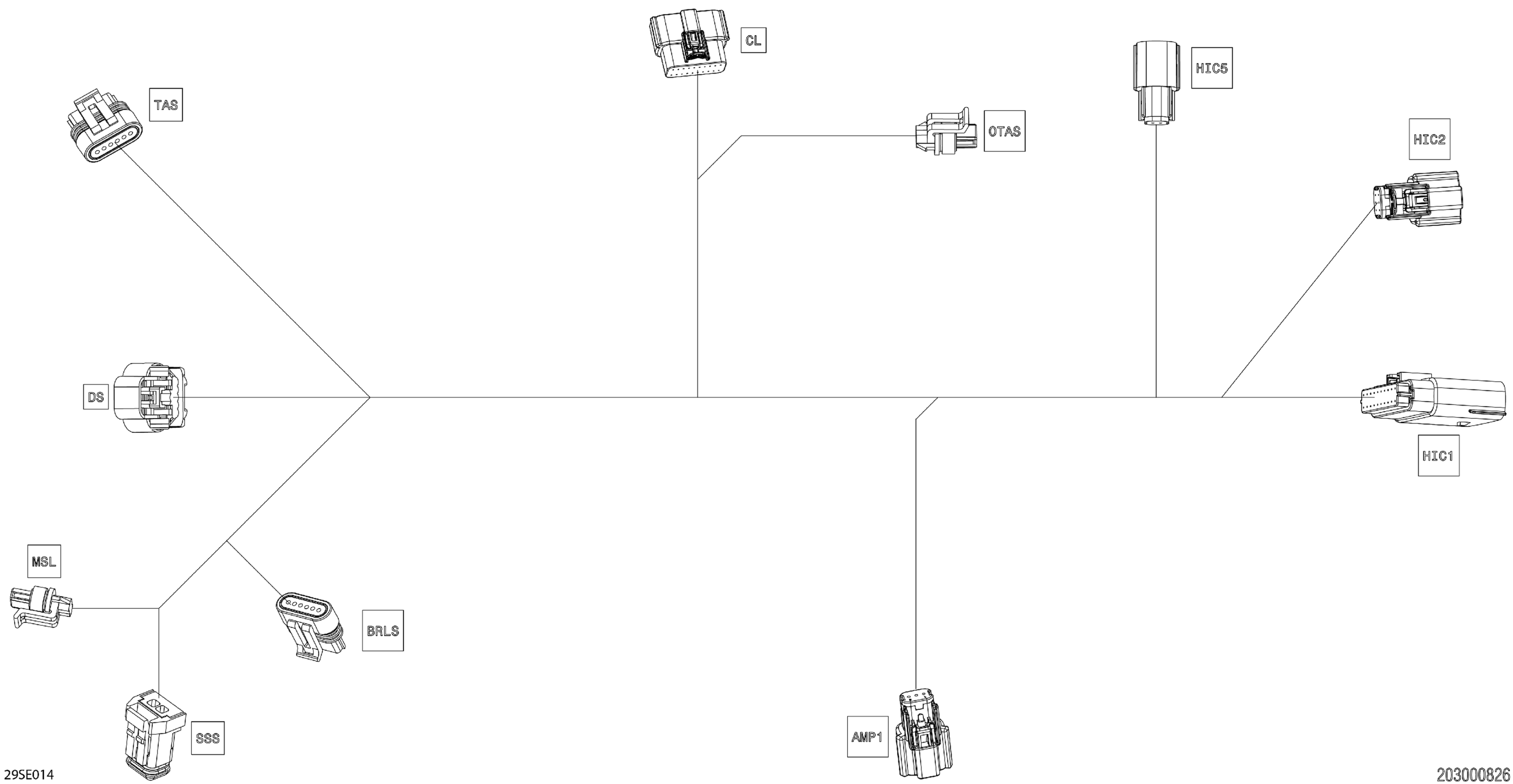 Схема узла: Electric - Steering Wiring Harness - 278004577