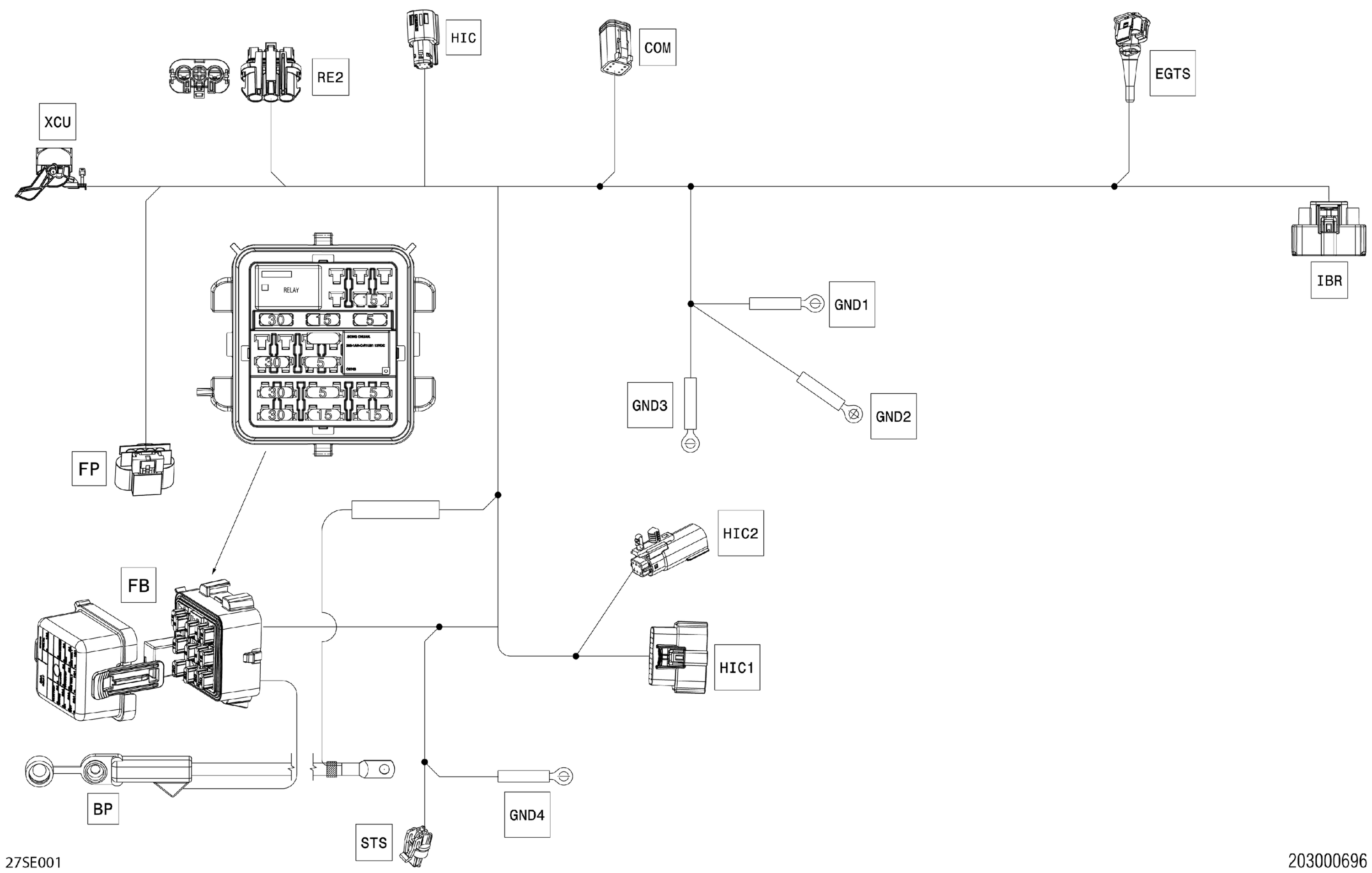 Electric - Main Harness - 278004457