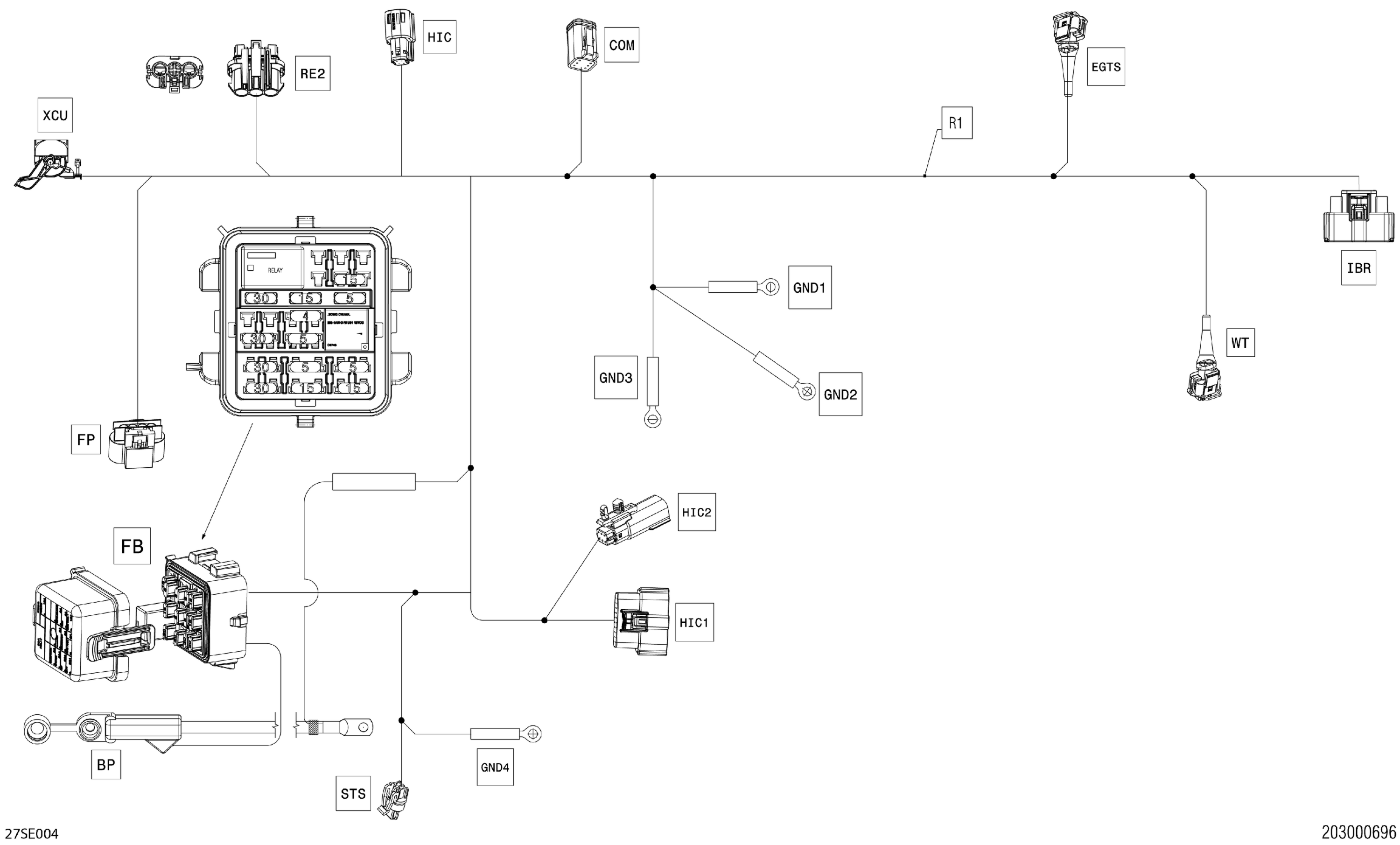 Electric - Main Harness - 278004460