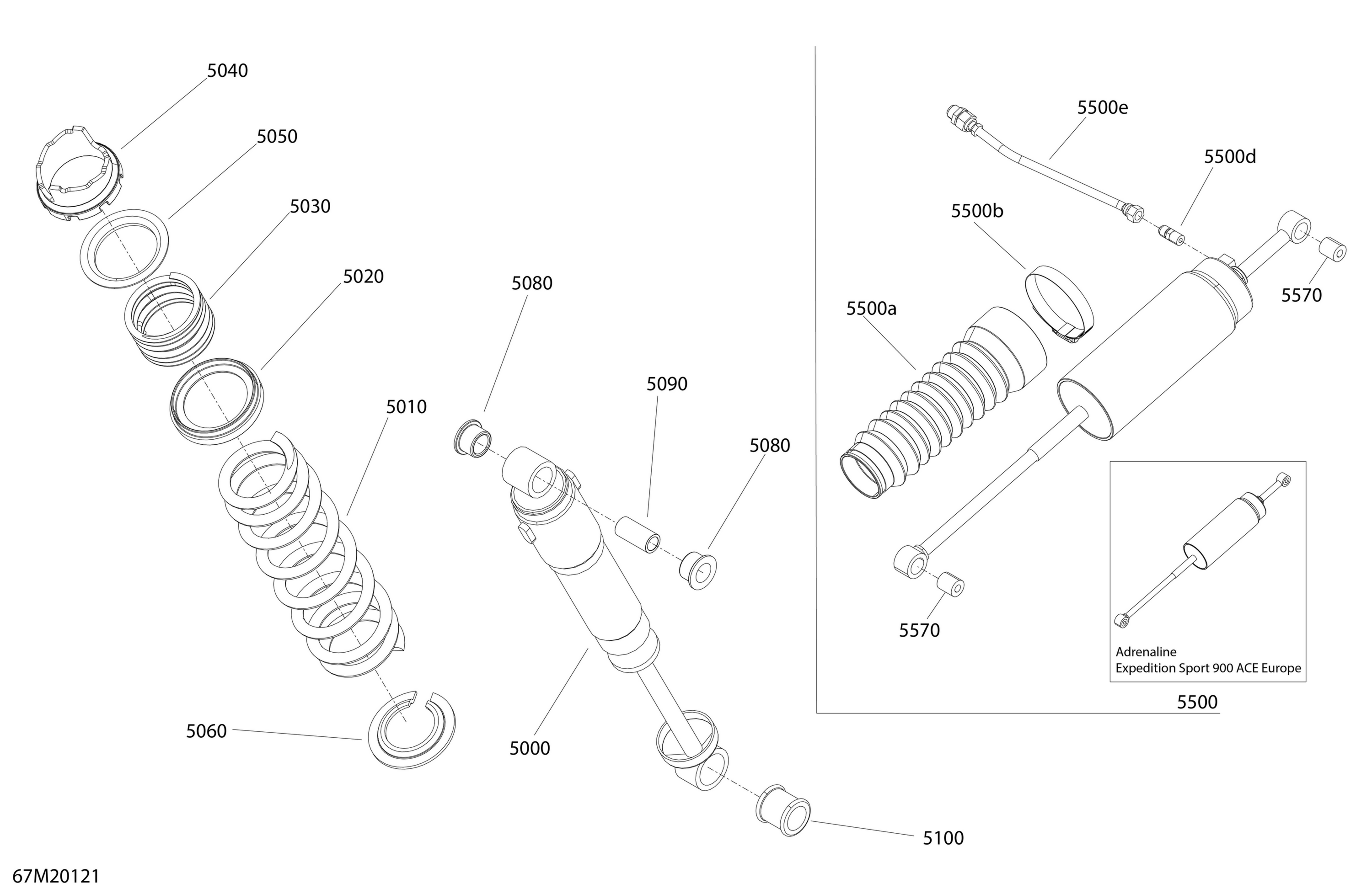 Suspension, Rear - Shocks - SE