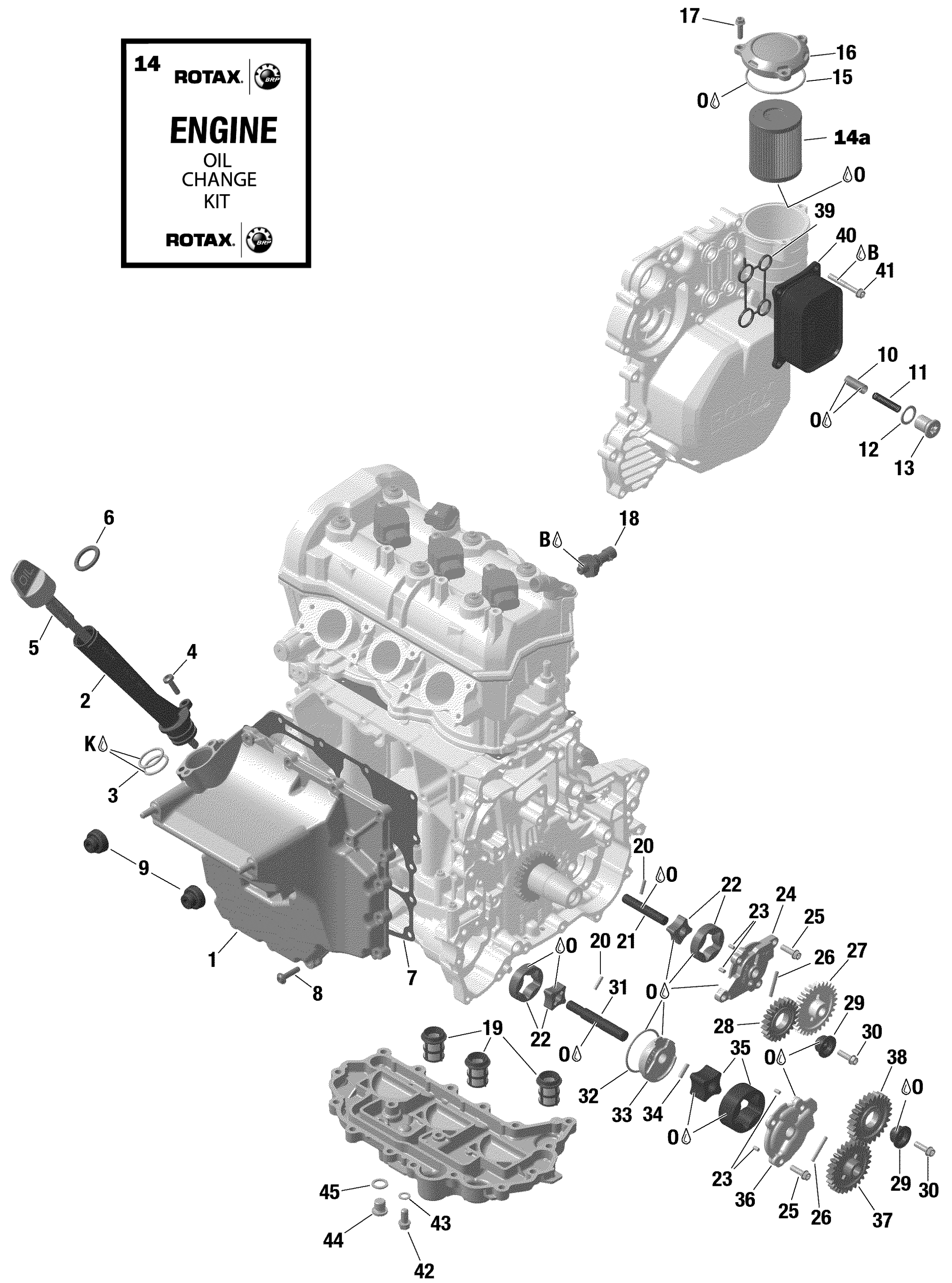 Engine - Lubrication - 900 ACE