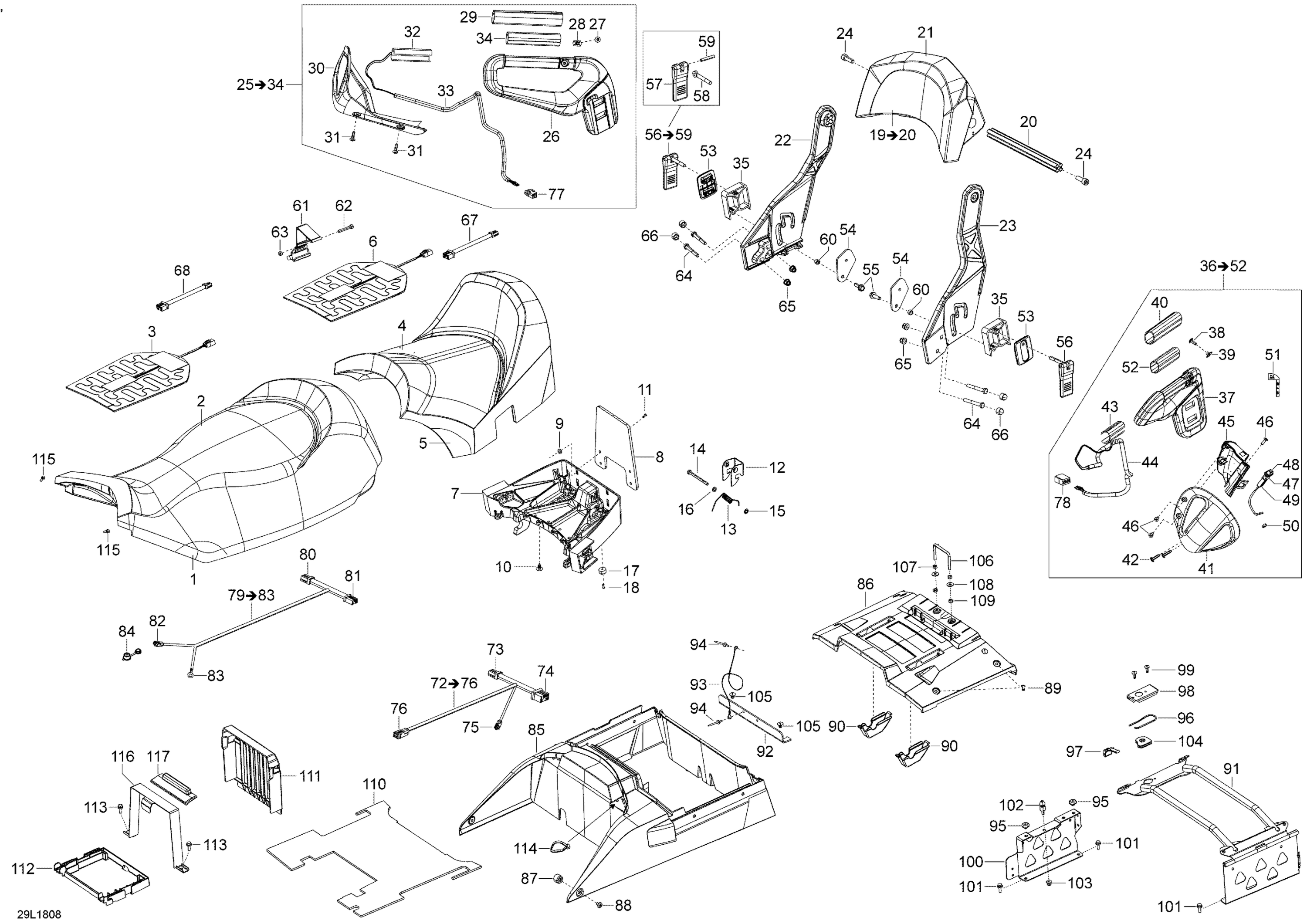 Seat Commander - GT & LTD