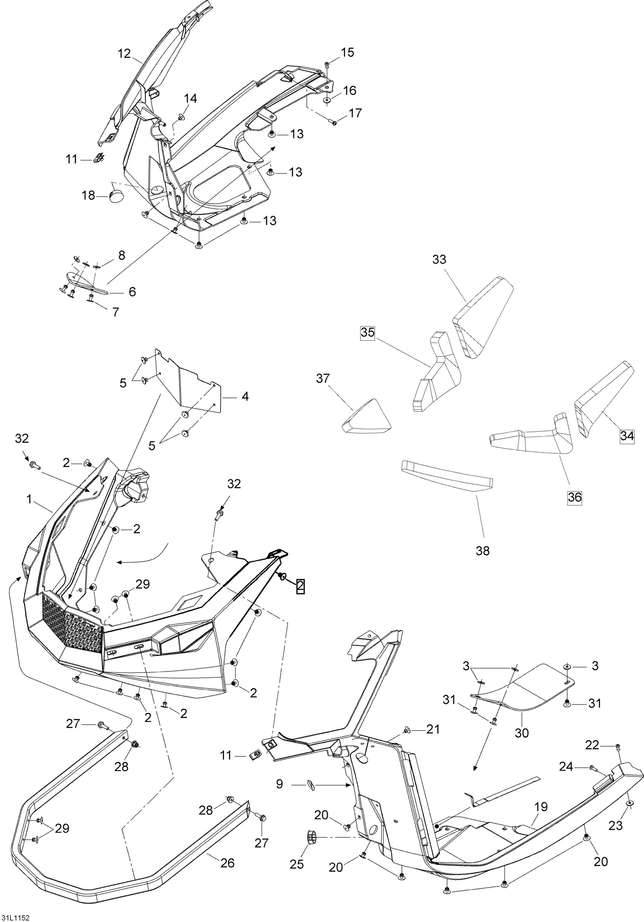 Схема узла: Bottom Pan