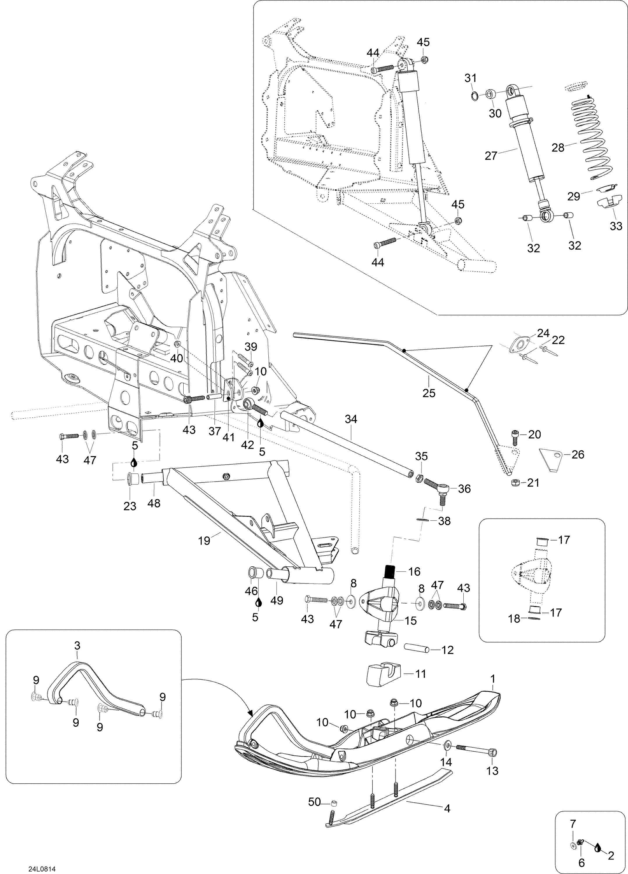Front Suspension And Ski