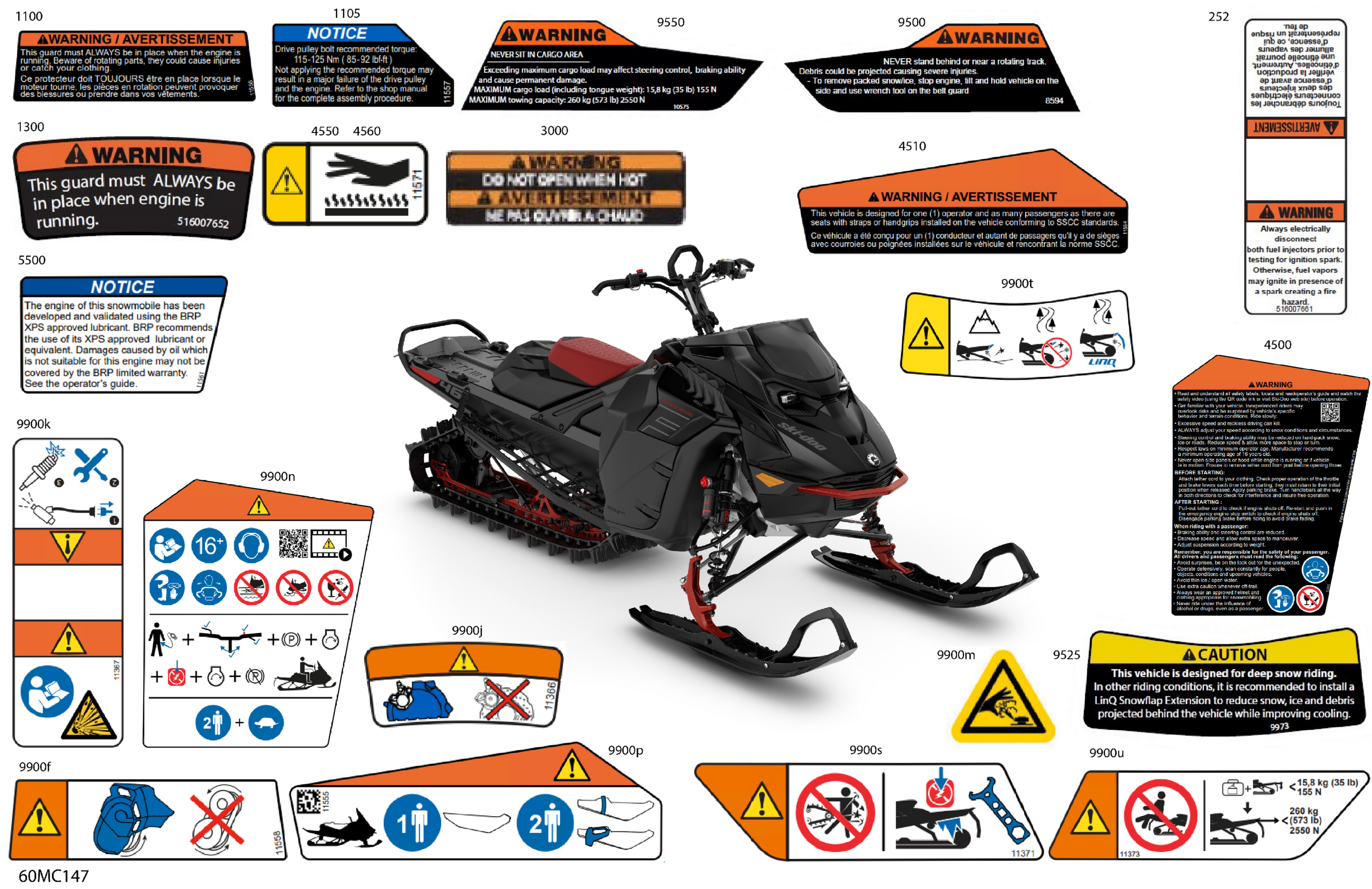 Body - Warning Decals