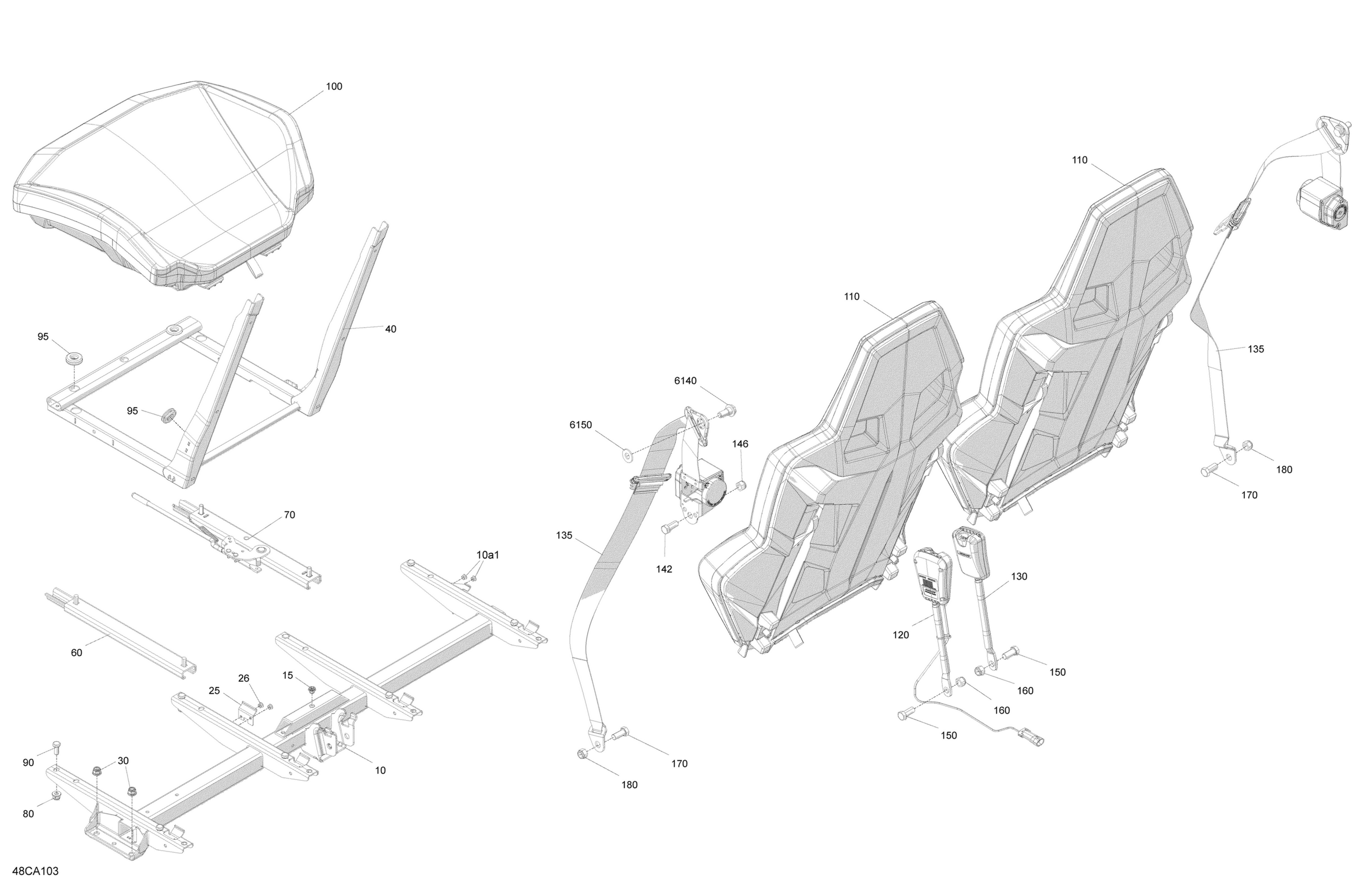 Body - Seat -  Front Section