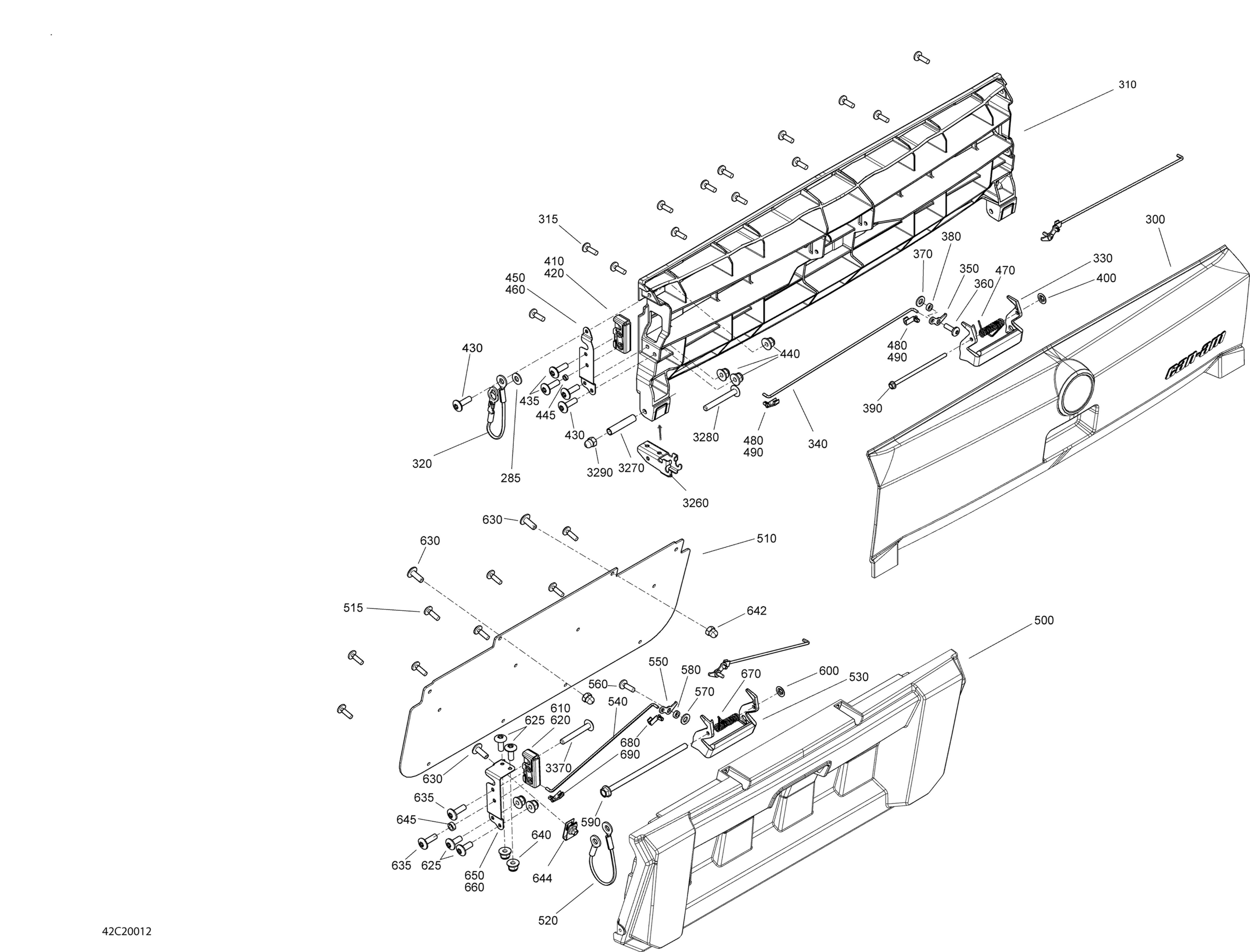 Схема узла: Rear Cargo Box - Door