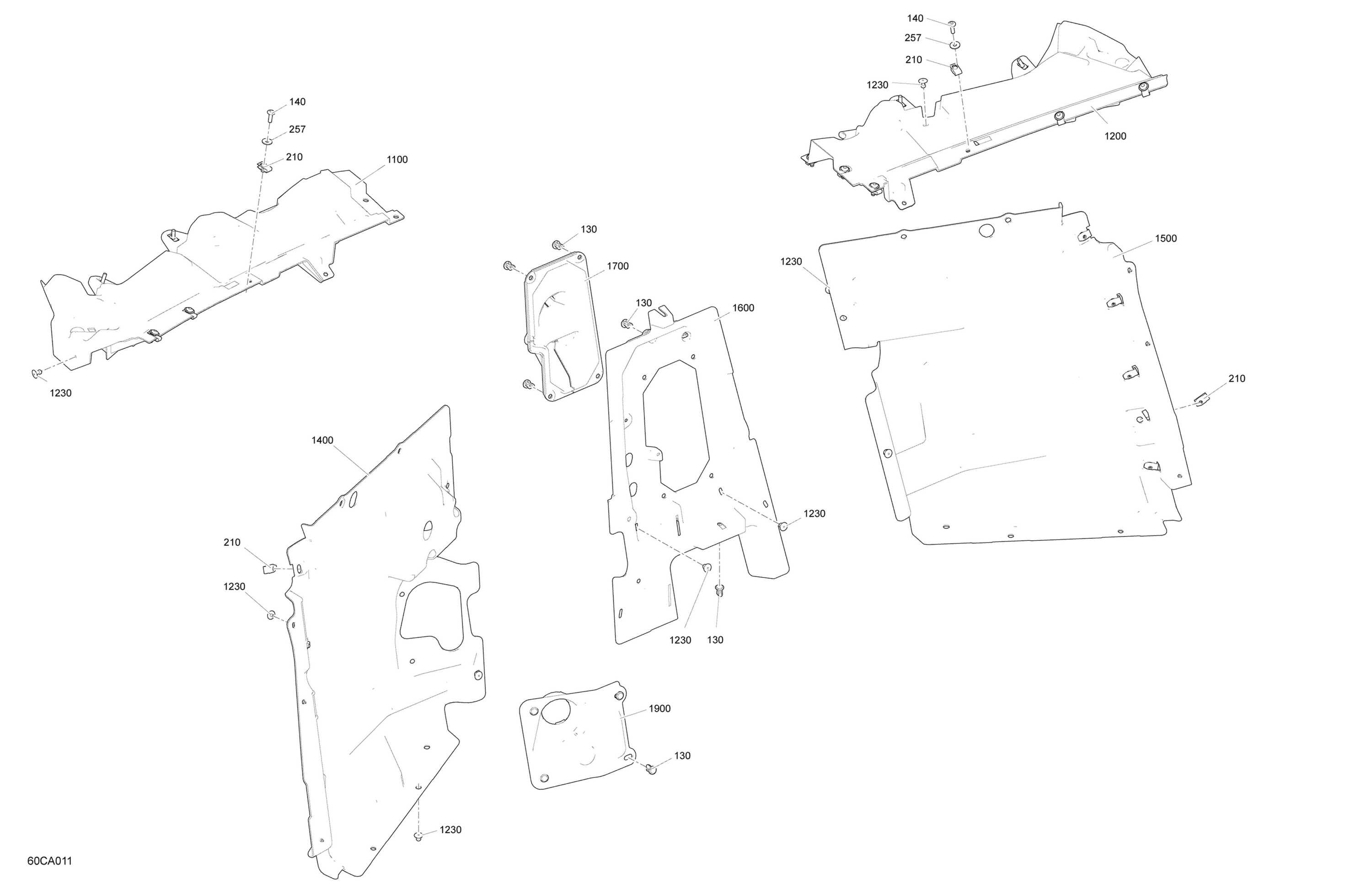 Body - Cab Interior - Firewall