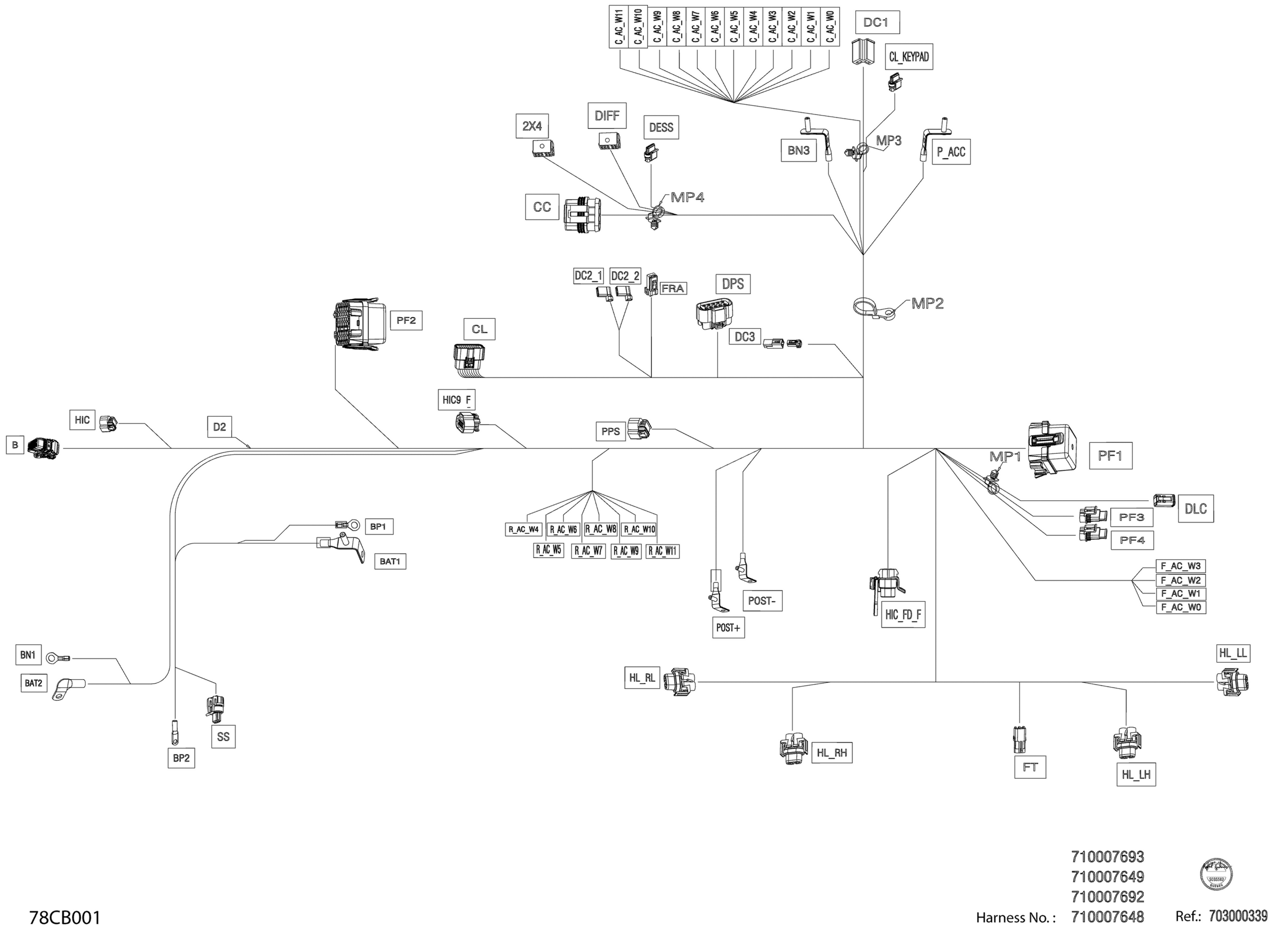 Electric - Main Harness