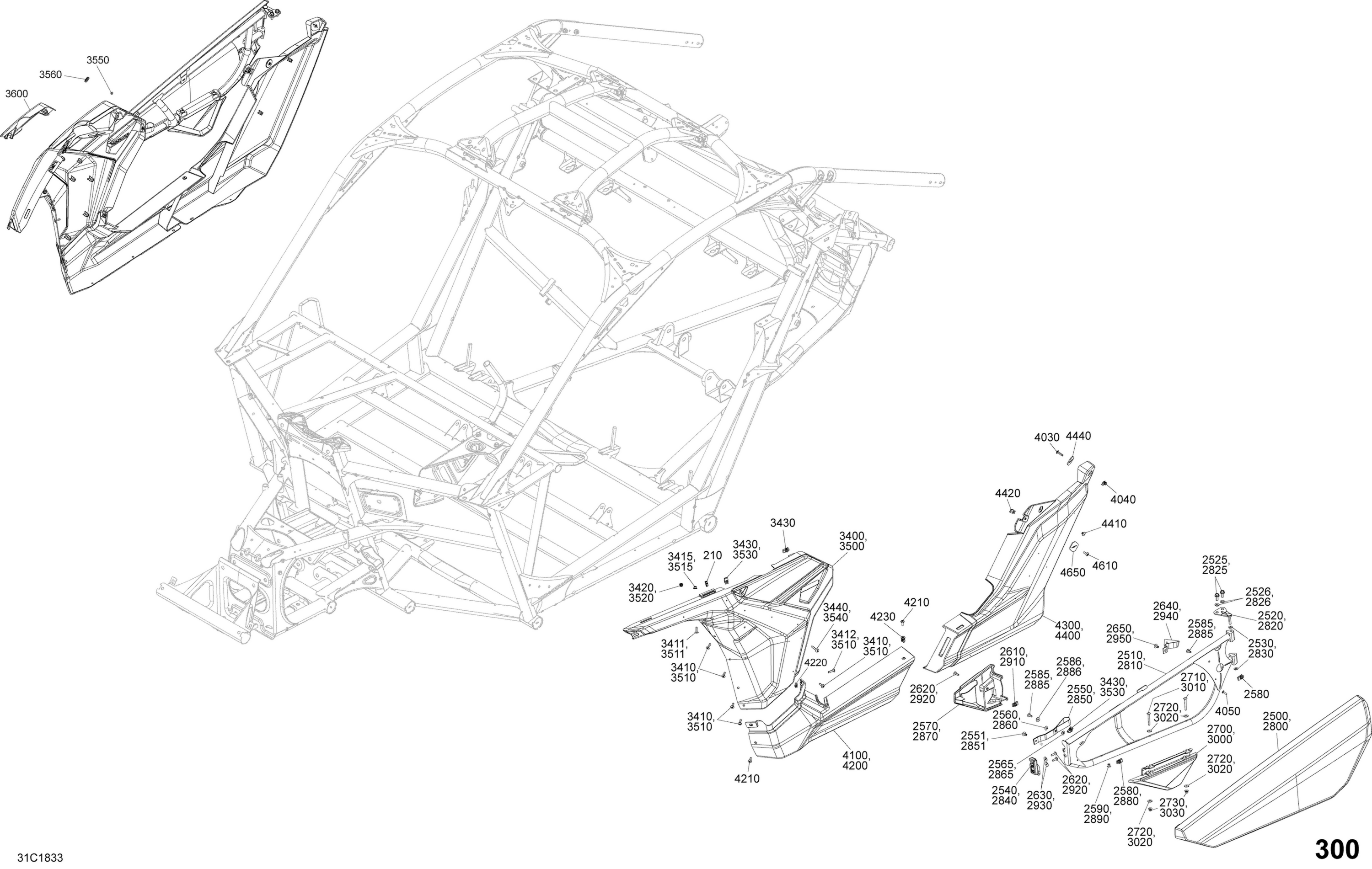 Body Parts - Bright White - Package STD - Side Section
