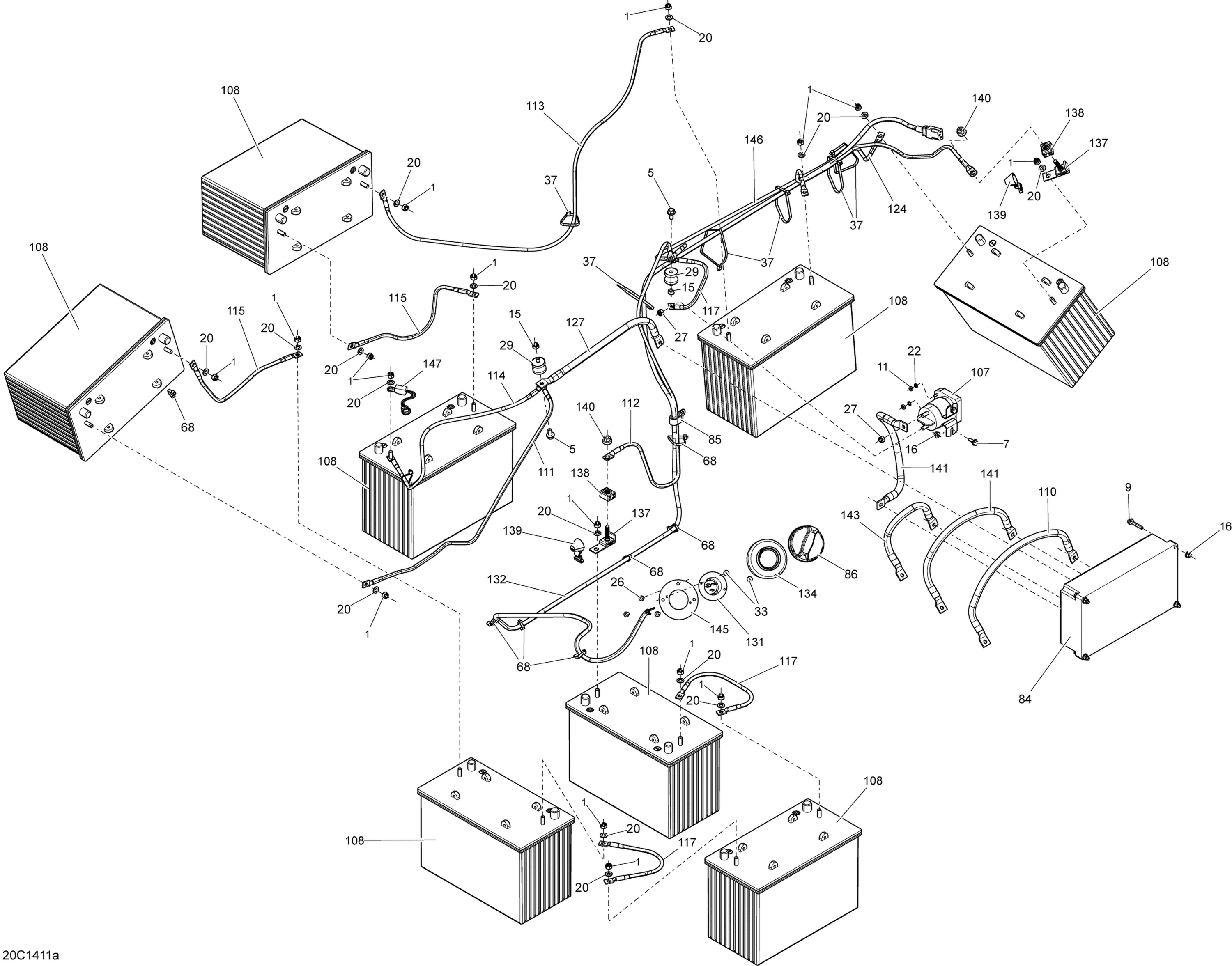 Electrical System Batteries_20C1411a