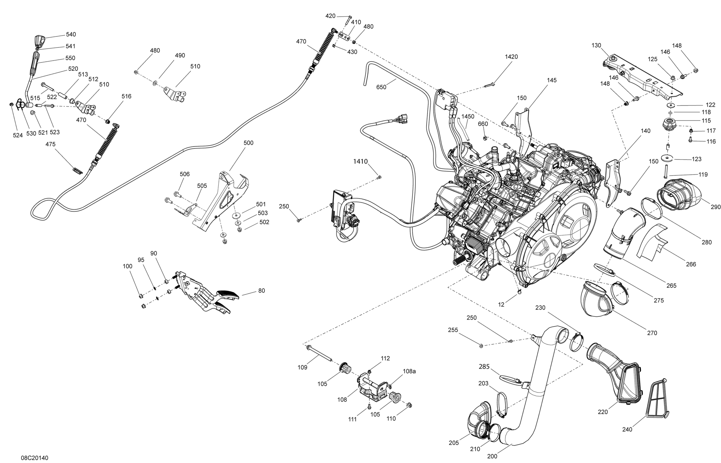 Схема узла: Engine - Vehicule