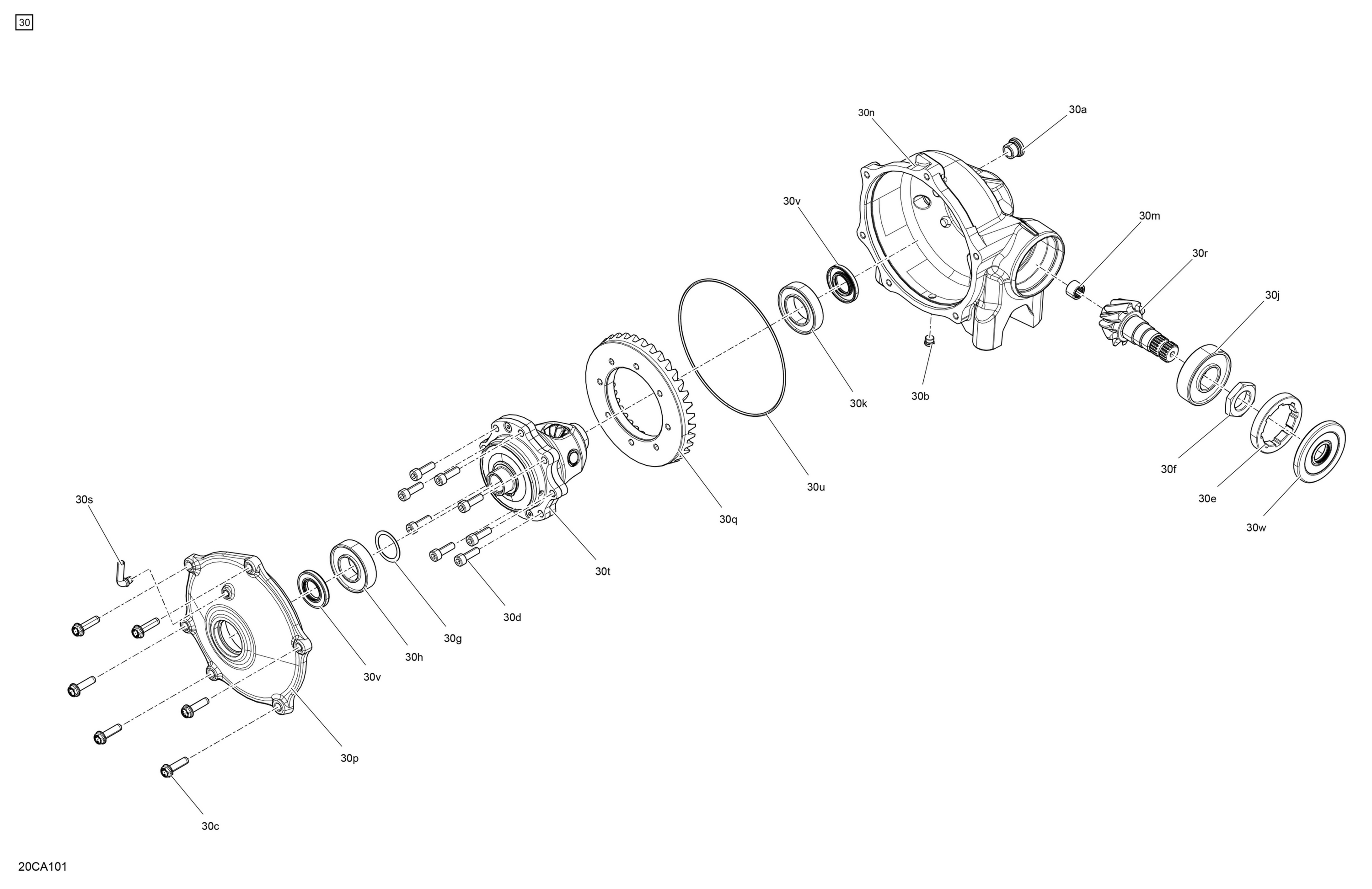 Drive - Front Section - Differential Parts