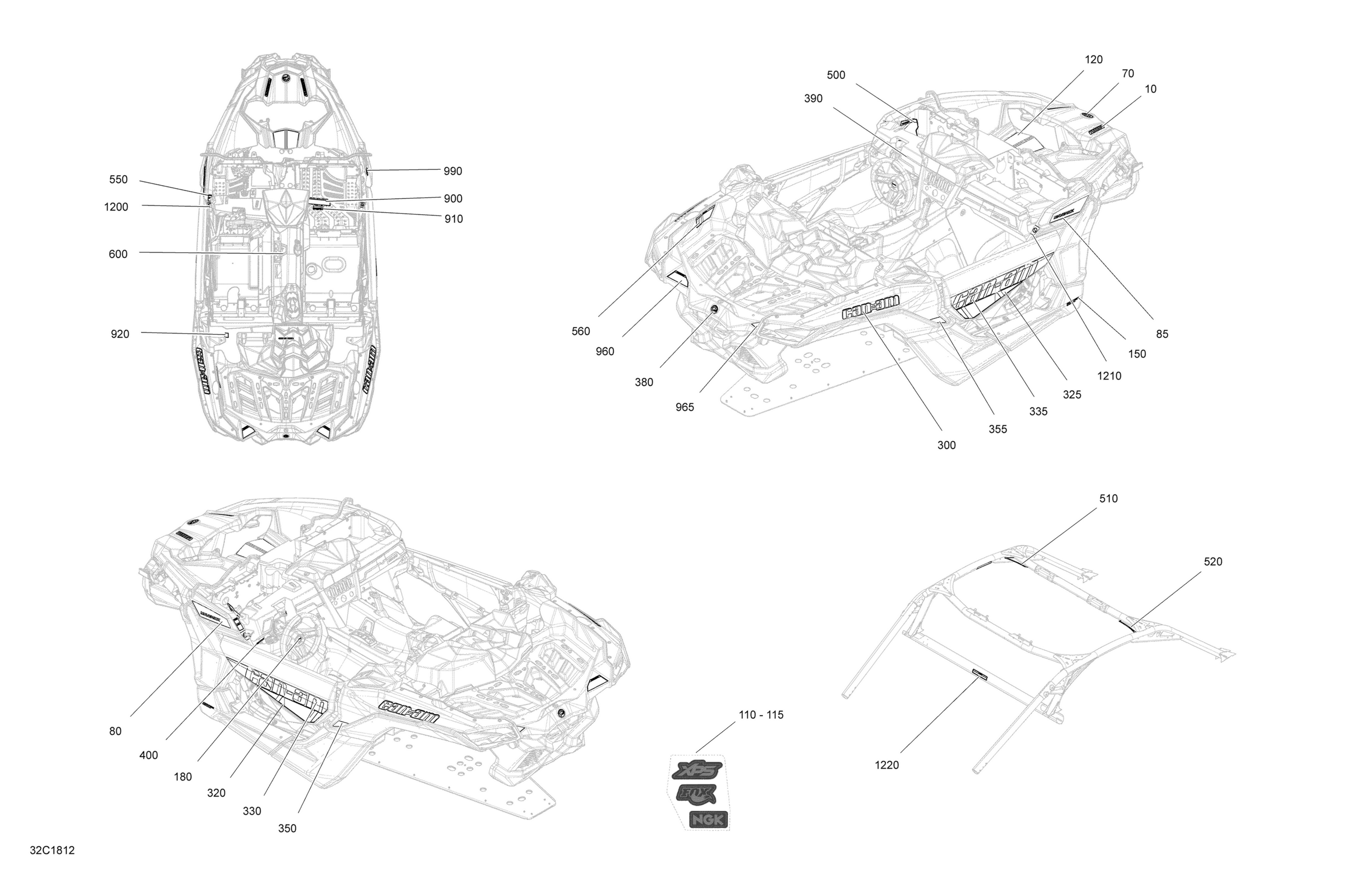 Схема узла: Decals - Package XDS DPS