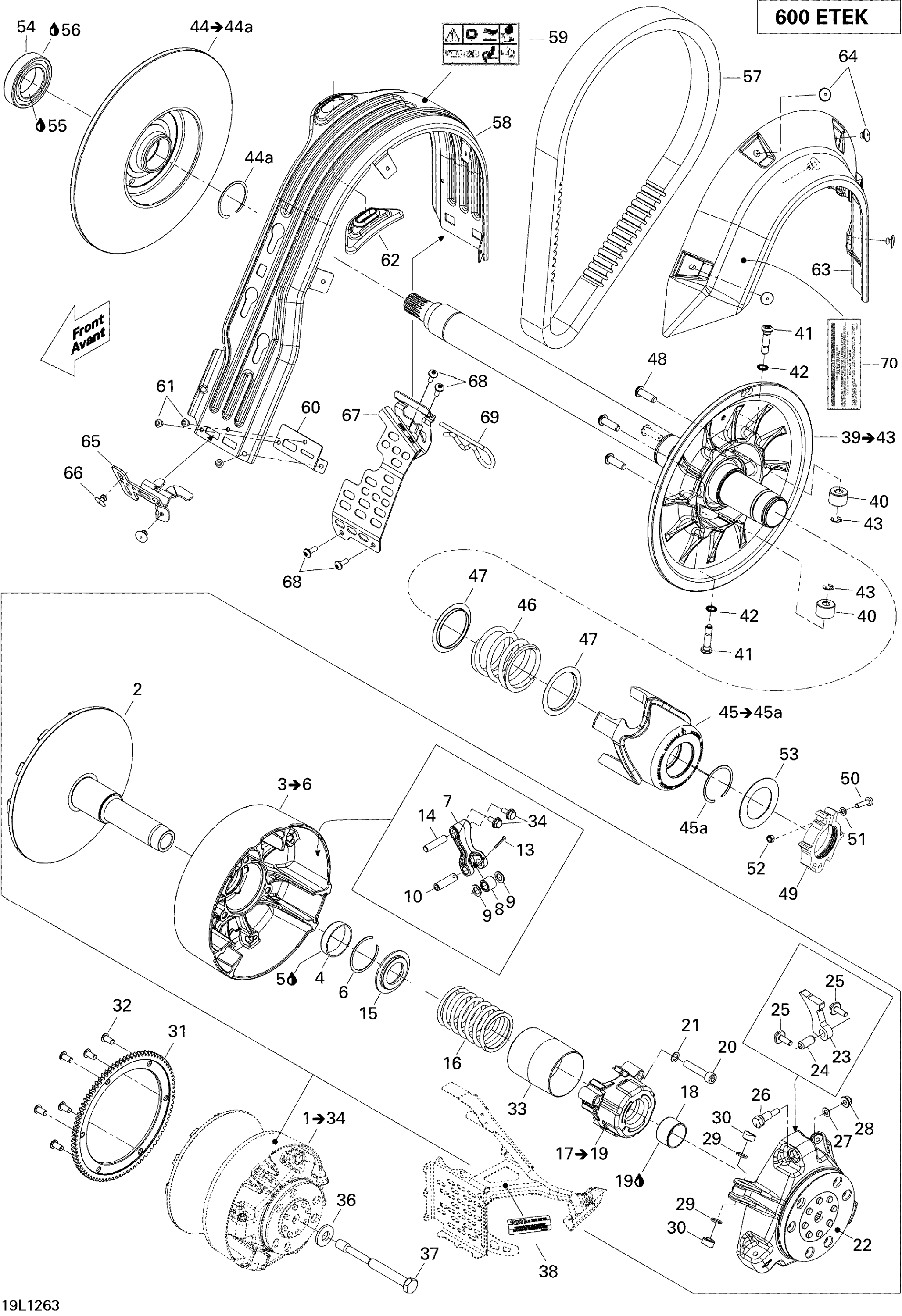 Pulley System 600HO ETEC
