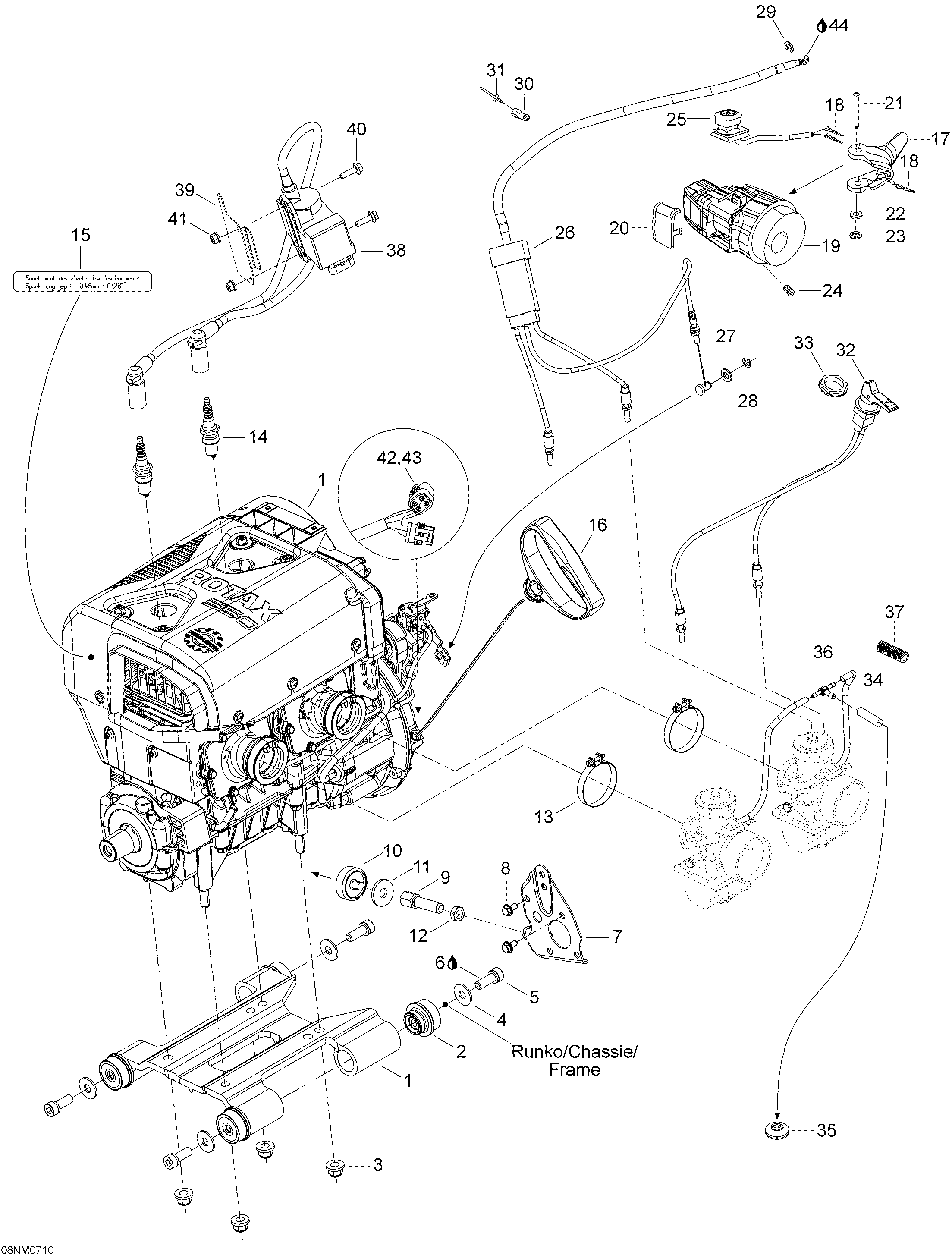 Схема узла: Engine And Engine Support