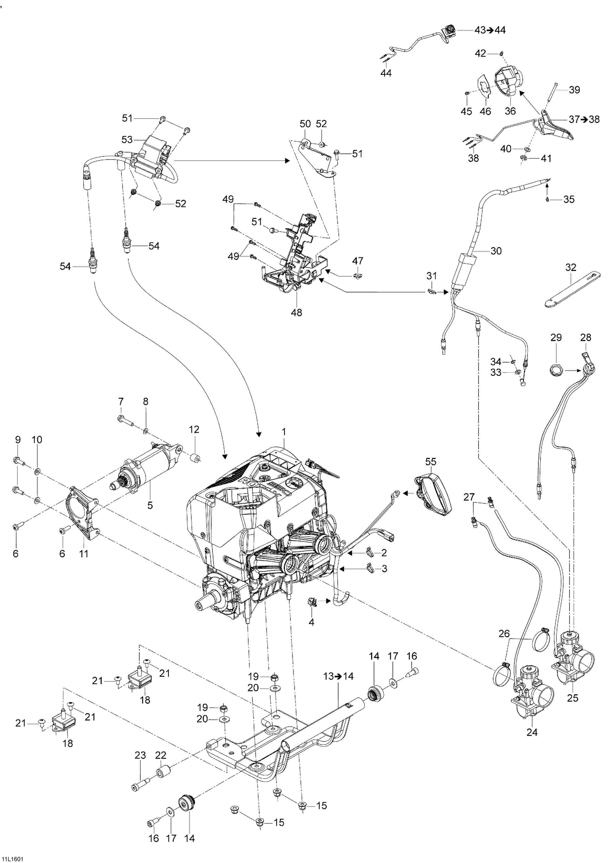 Engine And Engine Support - 550F