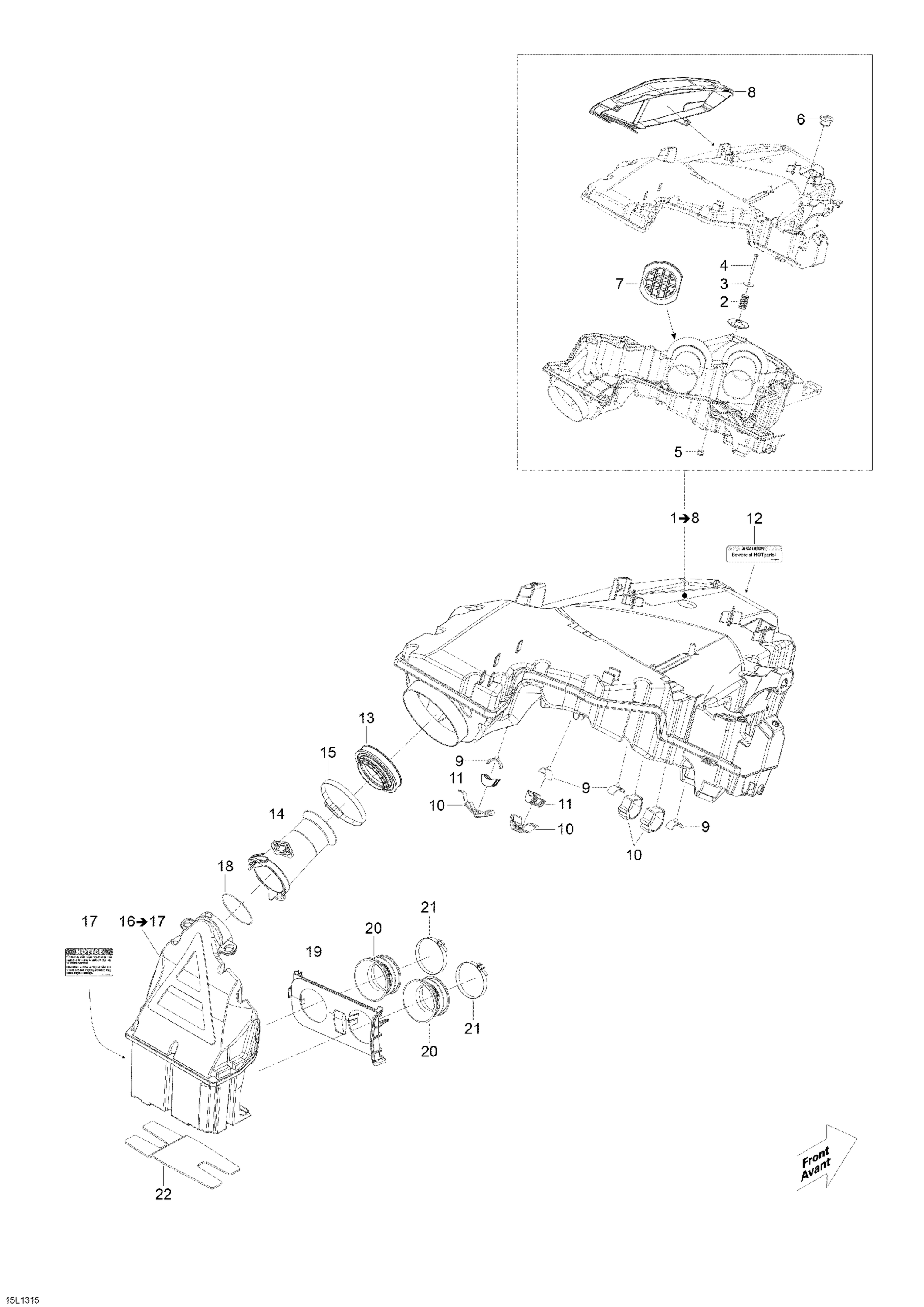 Схема узла: Air Intake System