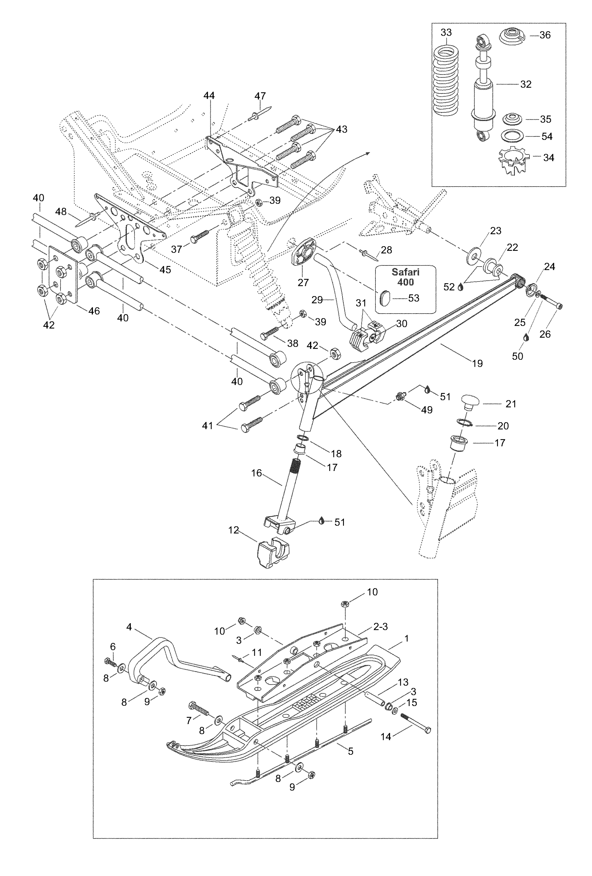 Схема узла: Front Suspension