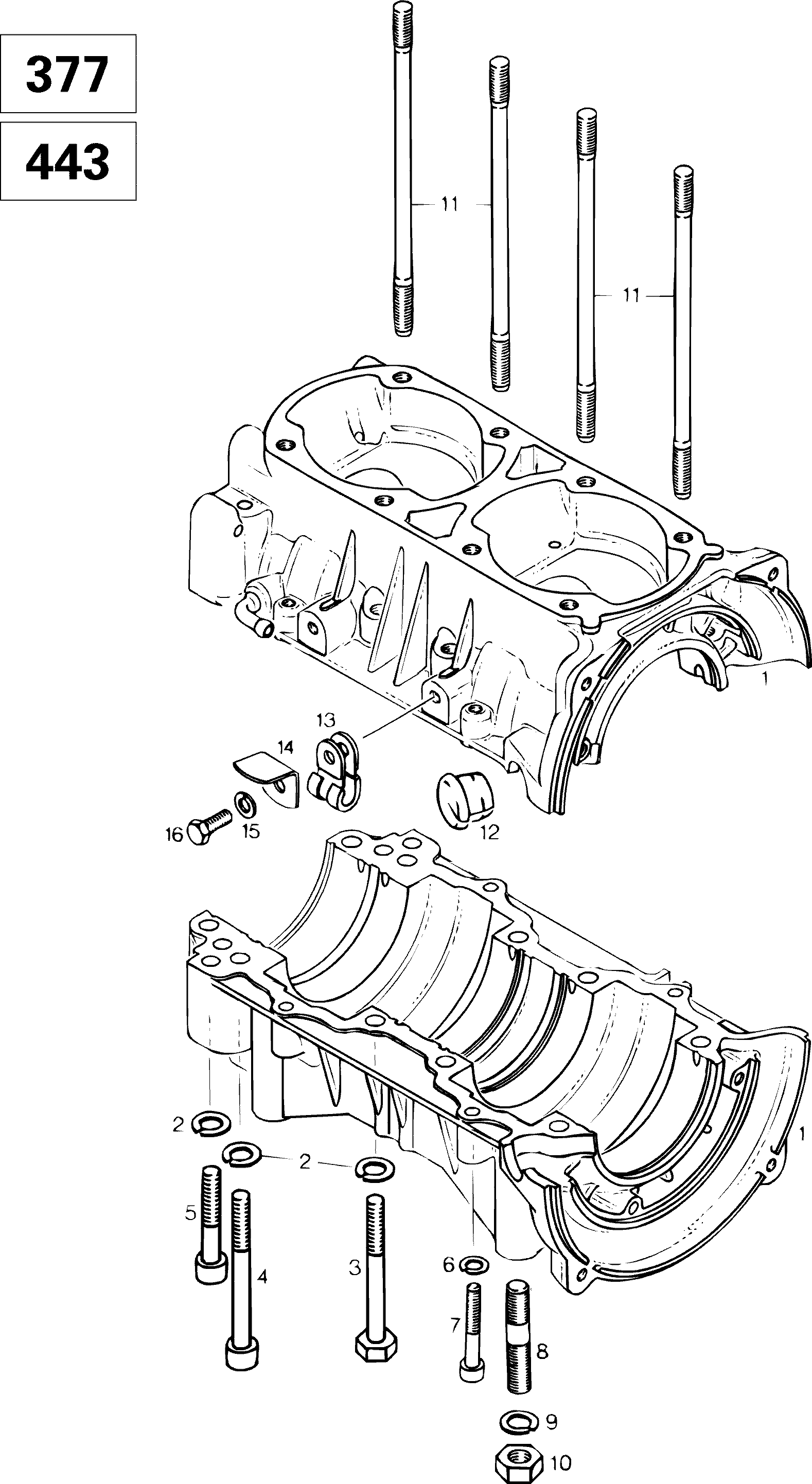 Crankcase (443)