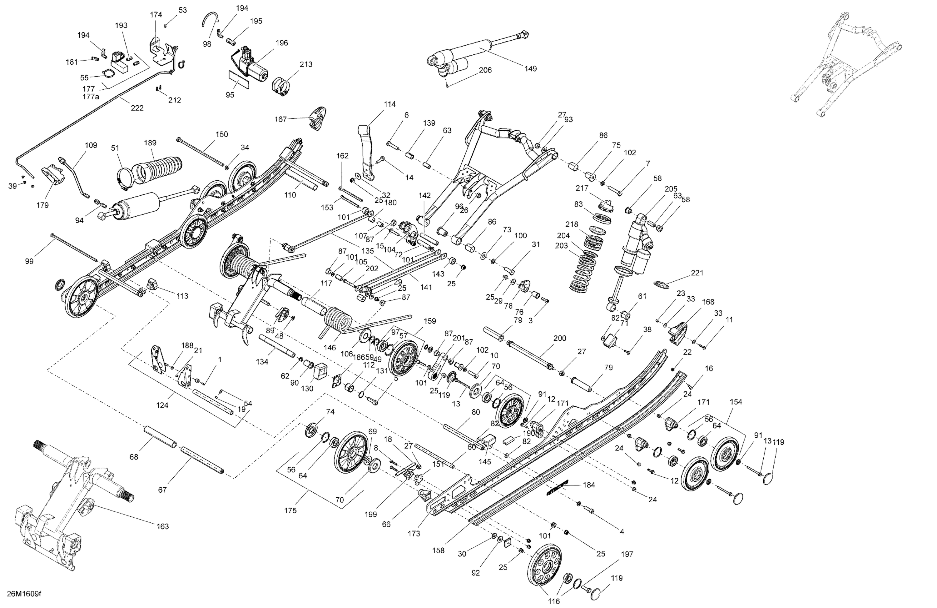 Rear Suspension - Package SE