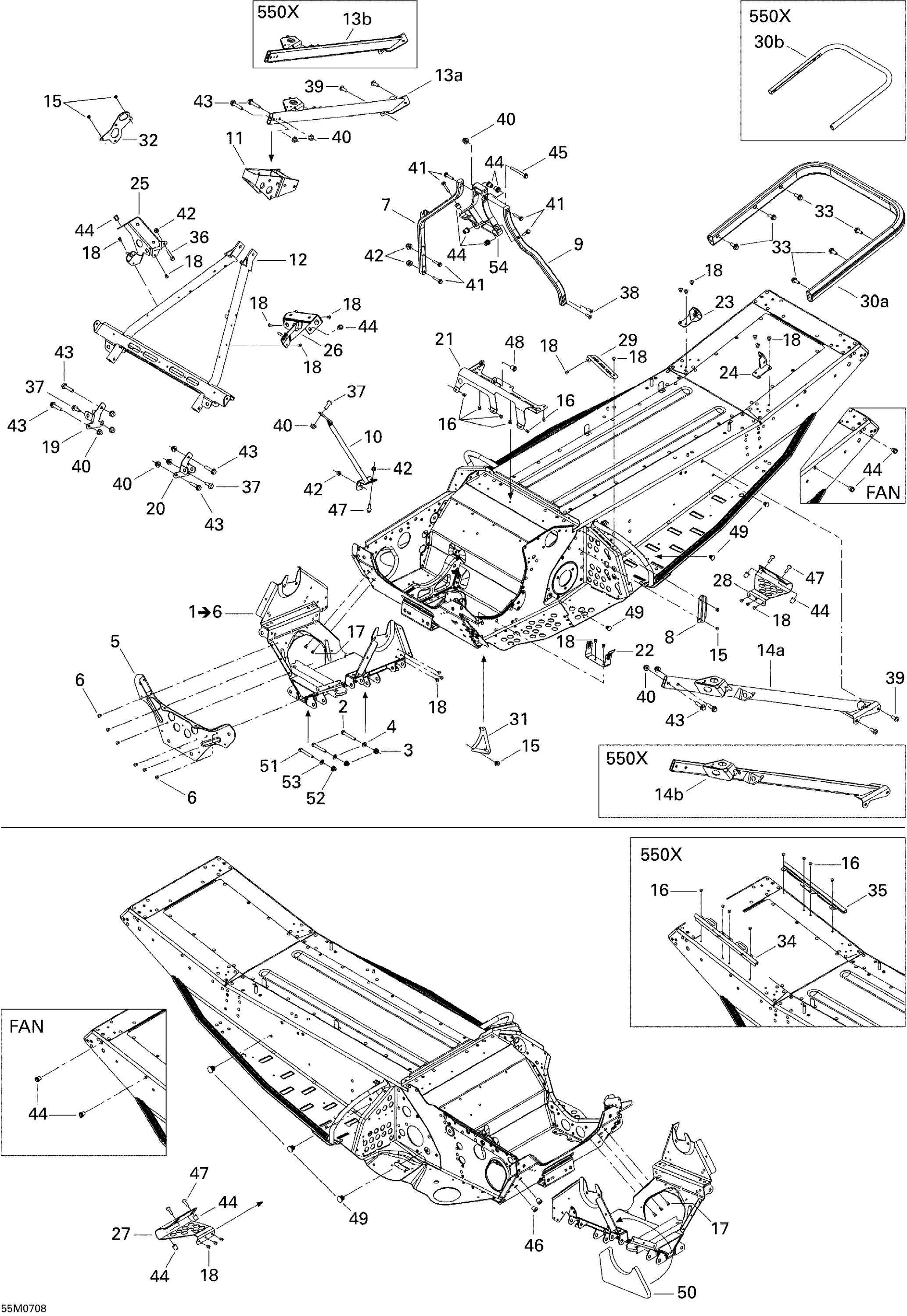Схема узла: Frame and Components FAN