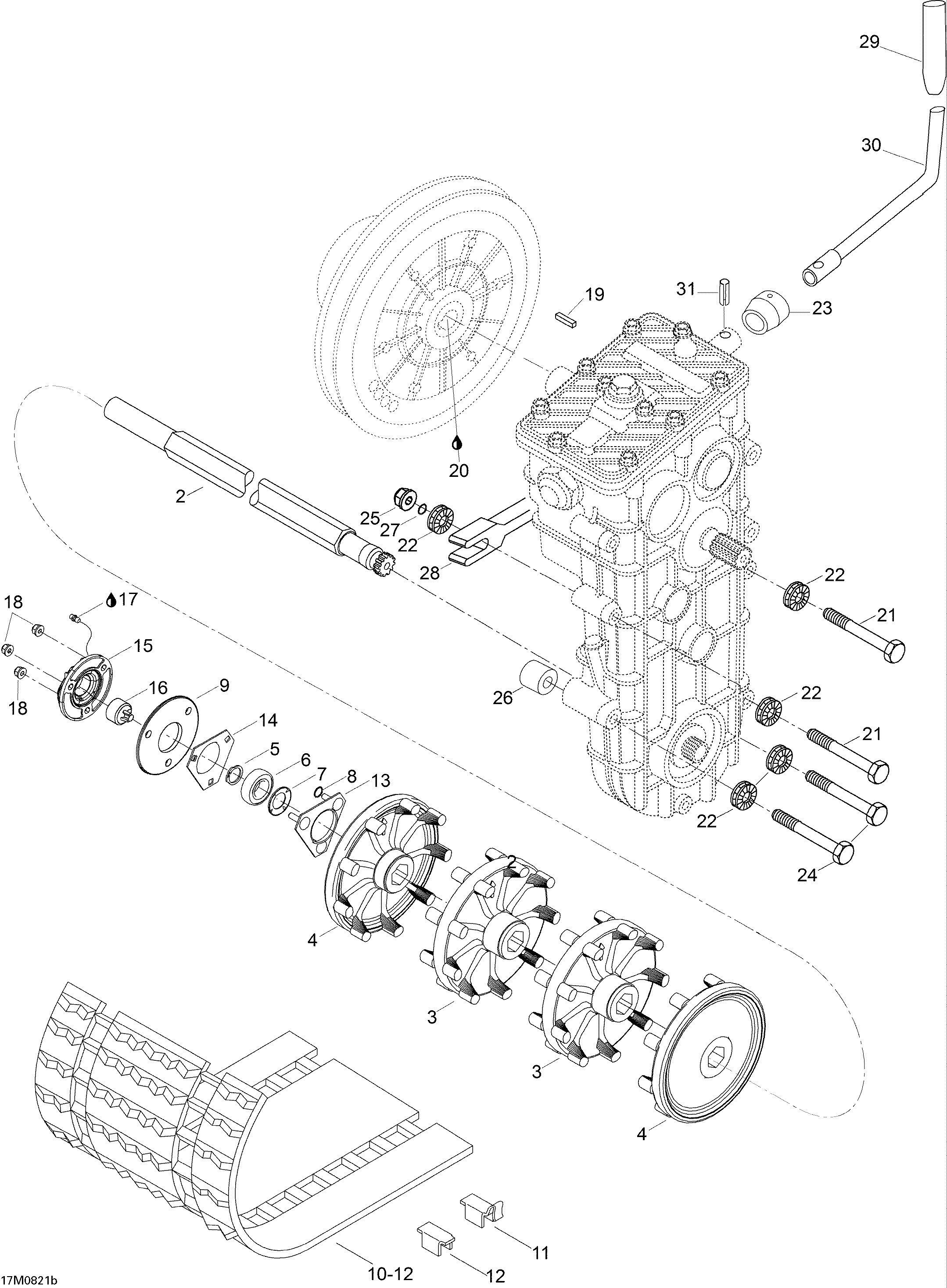 Схема узла: Drive System 600HO SDI