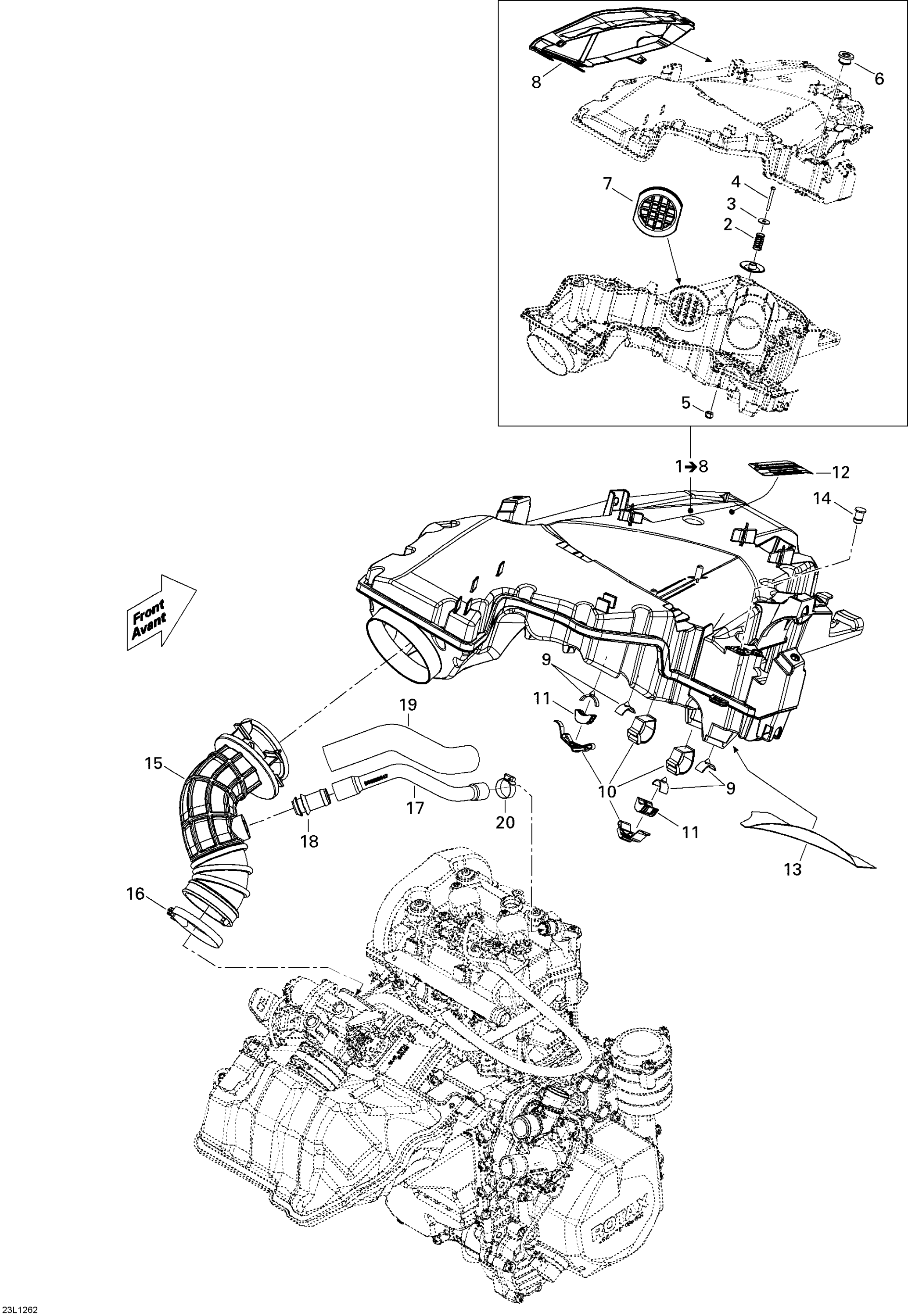 Схема узла: Air Intake System