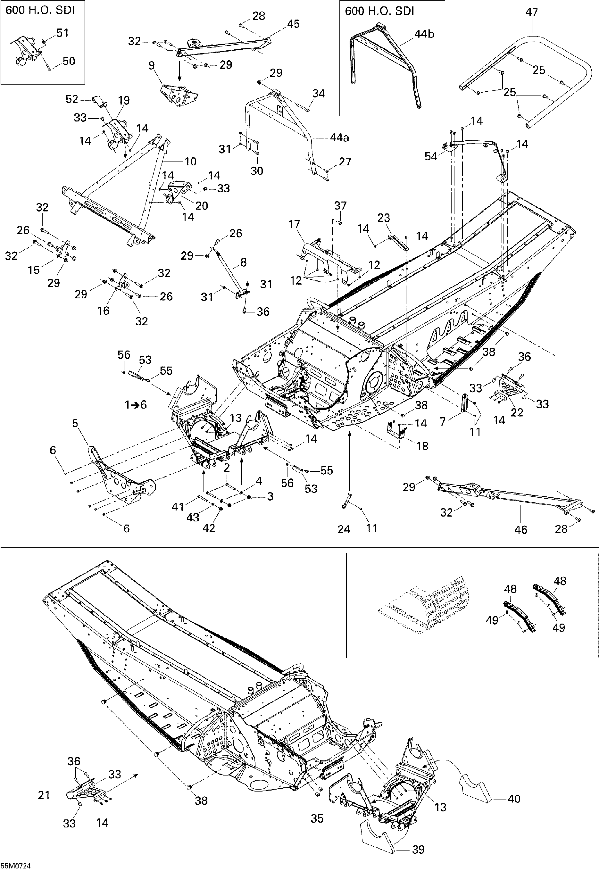 Схема узла: Frame and Components 600
