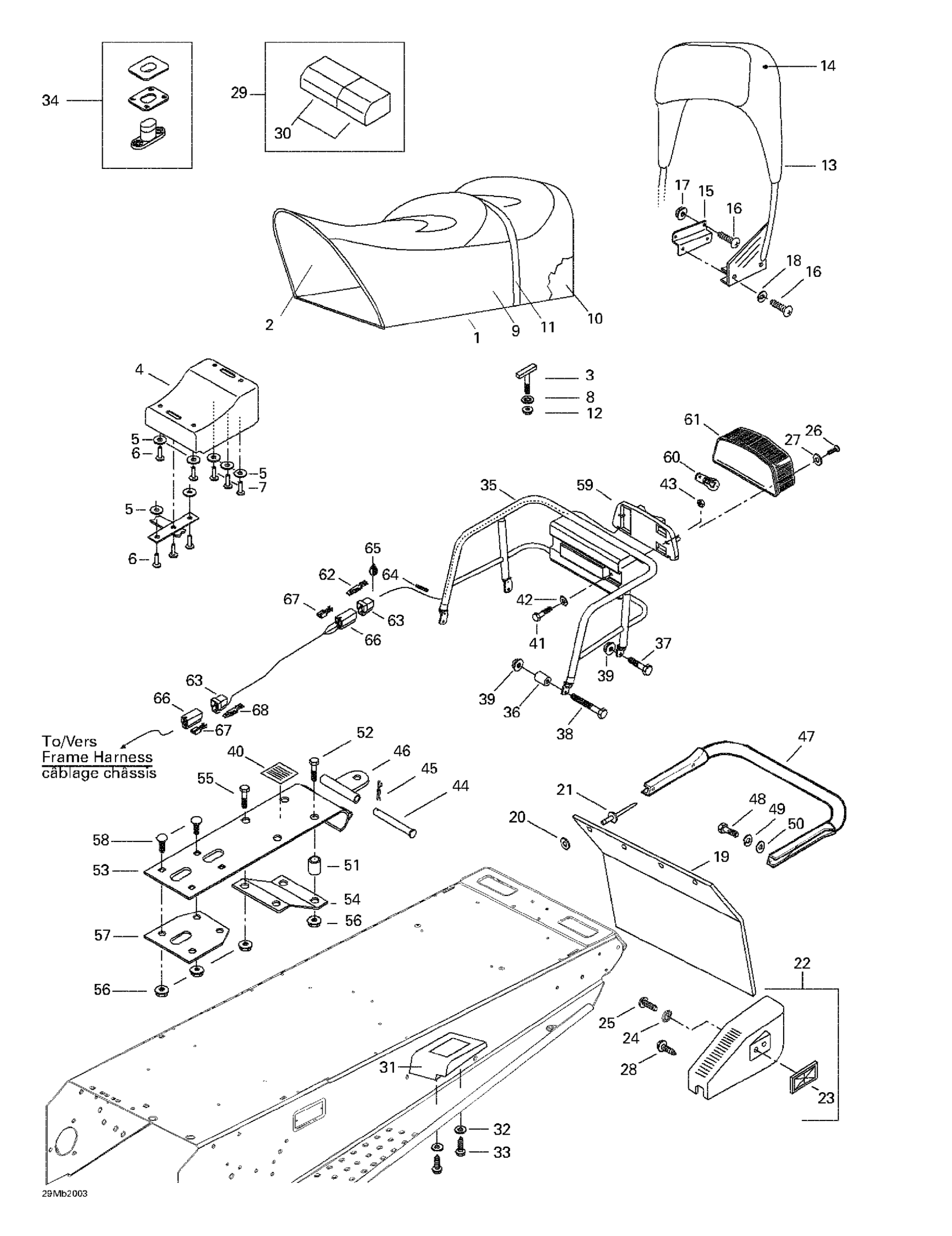 Схема узла: Seat And Accessories