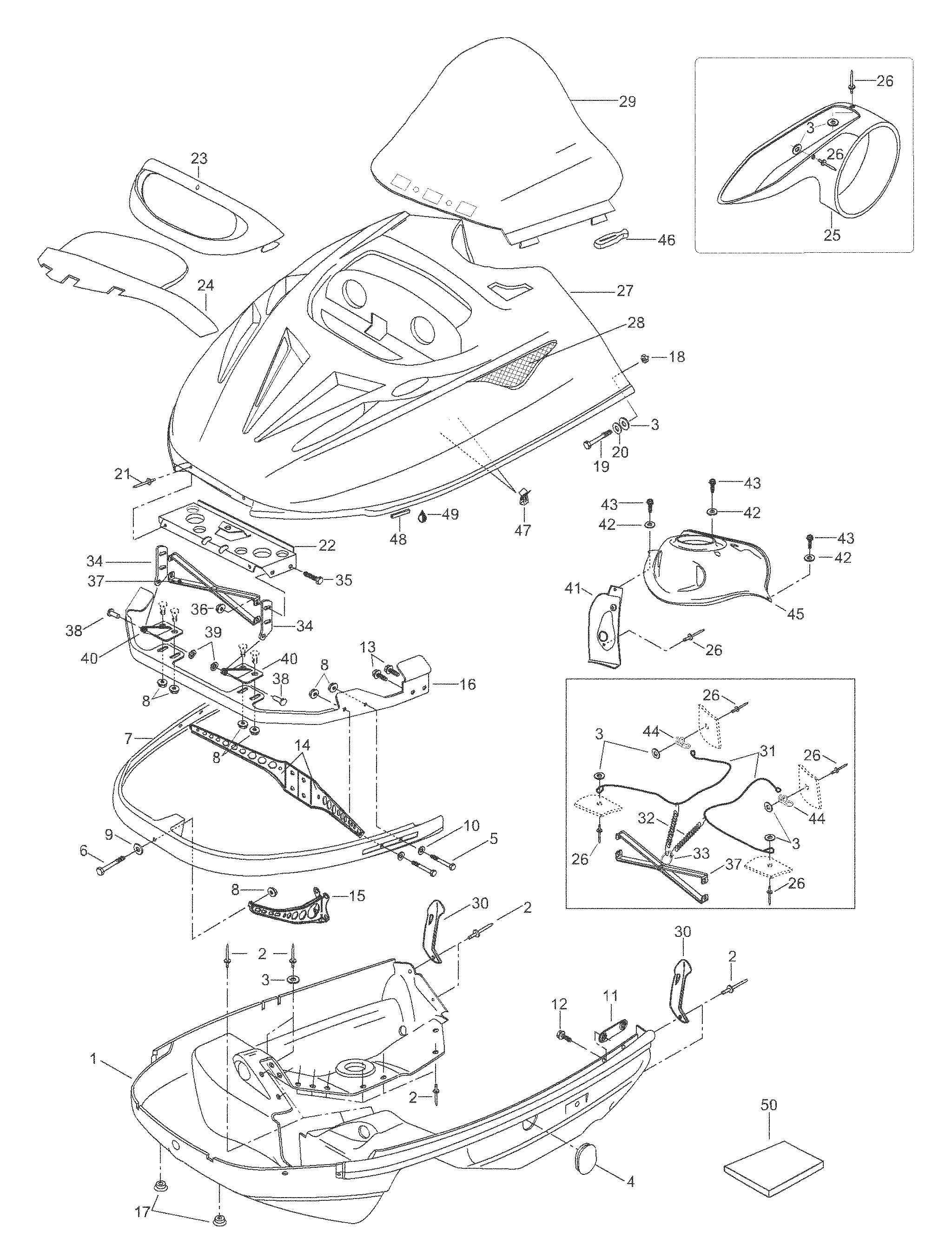 Схема узла: Hood
