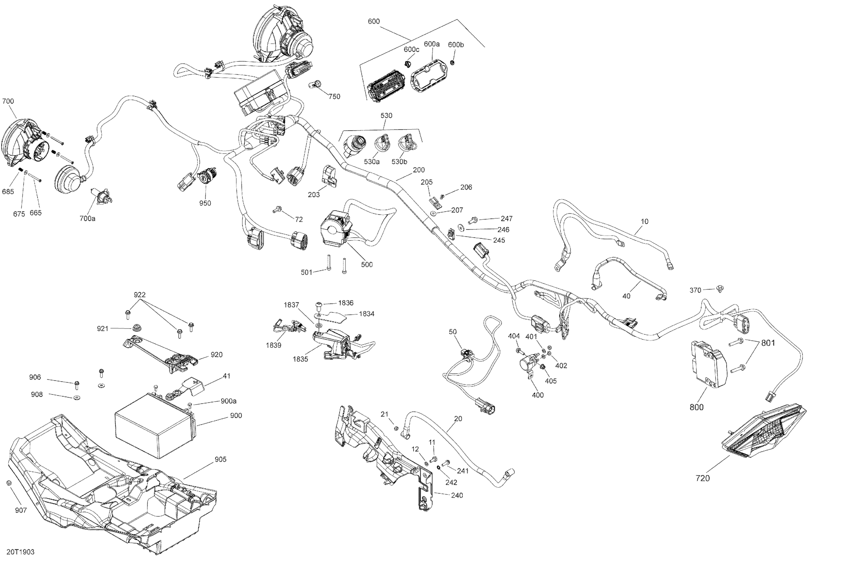 Electrical  - 450 EFI - Package STD & DPS