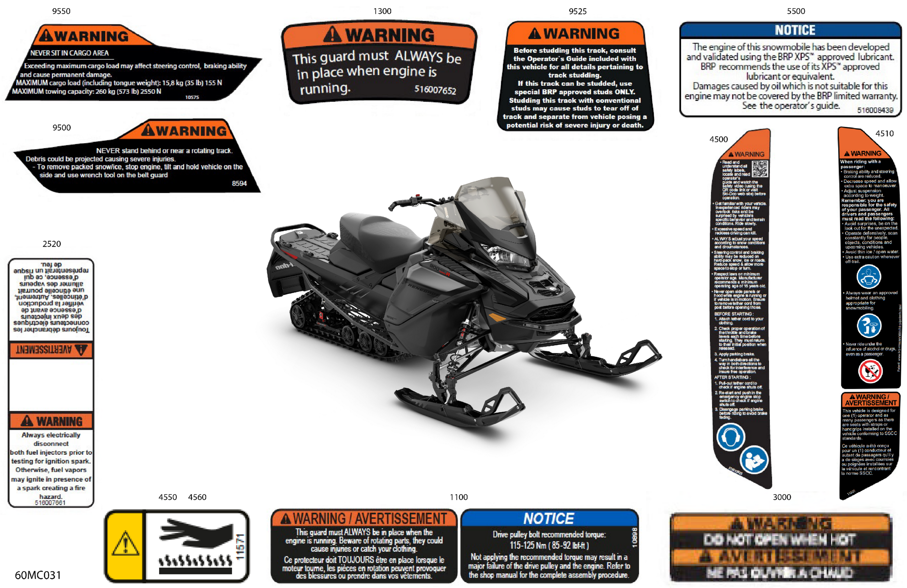 Body - Warning Decals