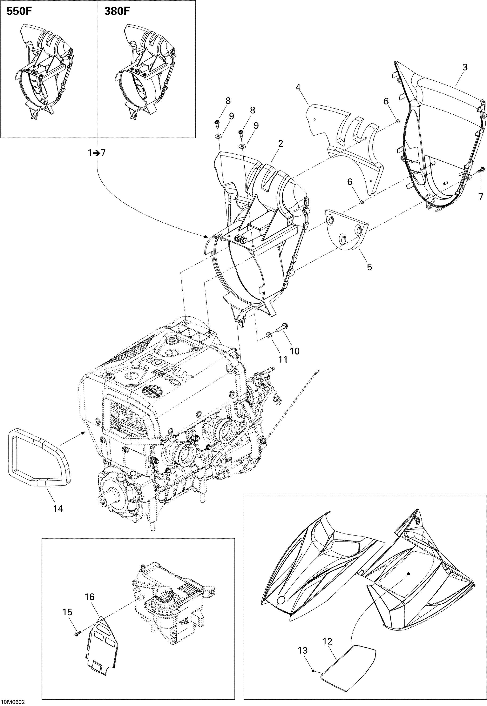 Схема узла: Cooling System MX Z (550F)