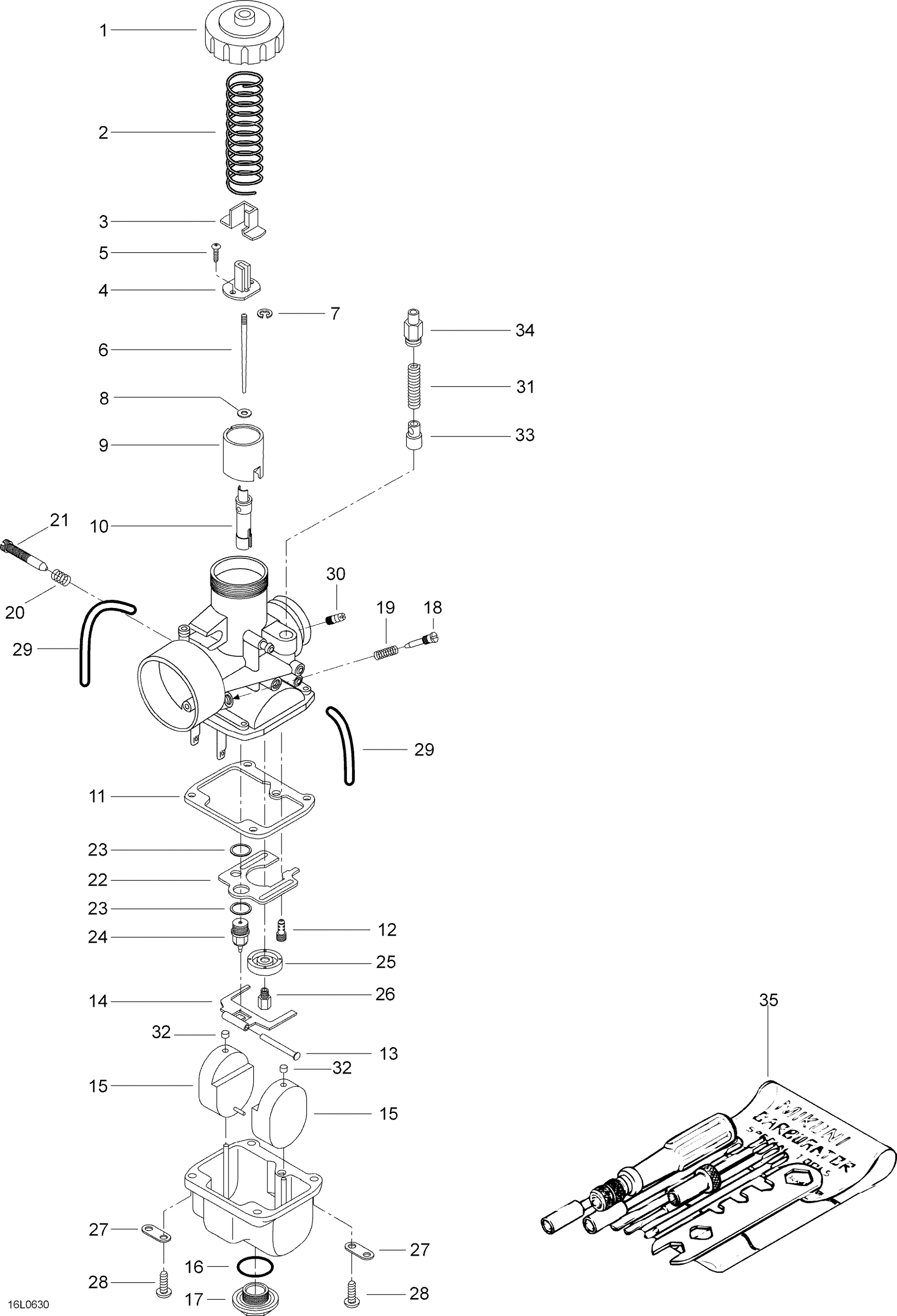 Схема узла: Carburetor